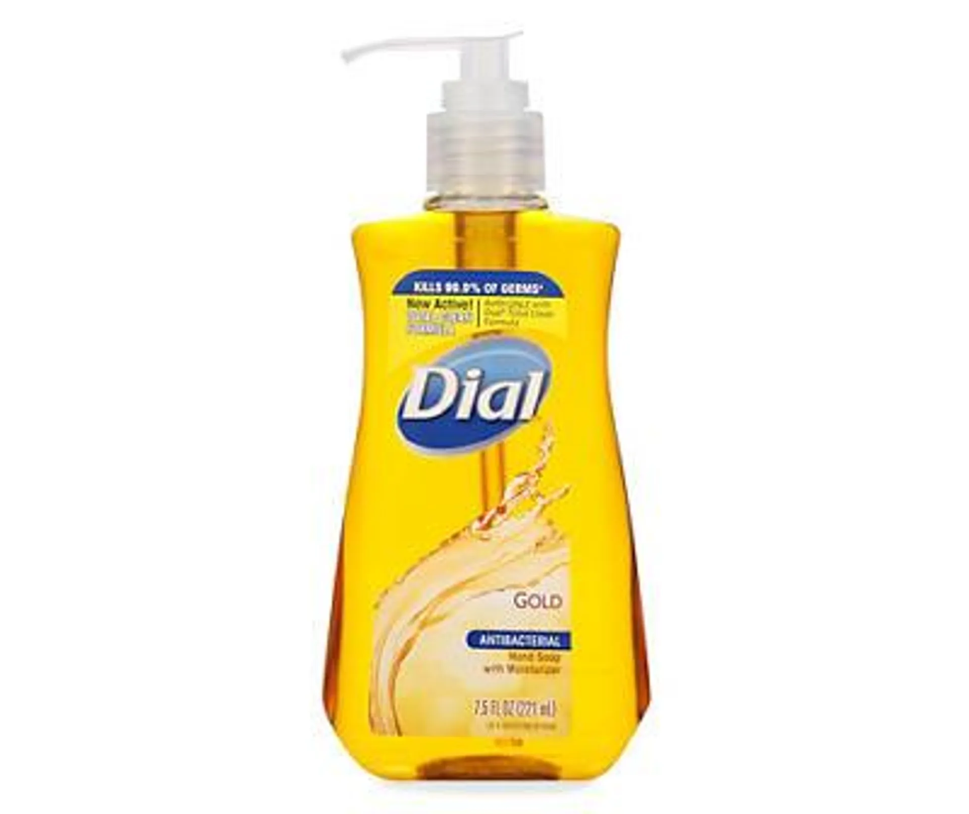 Dial Complete Antibacterial Liquid Hand Soap, Gold, 7.5 fl oz