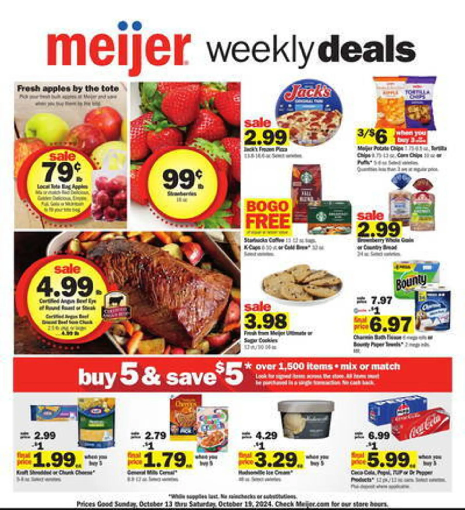 Weekly ad Meijer Weekly Ad from October 13 to October 19 2024 - Page 1