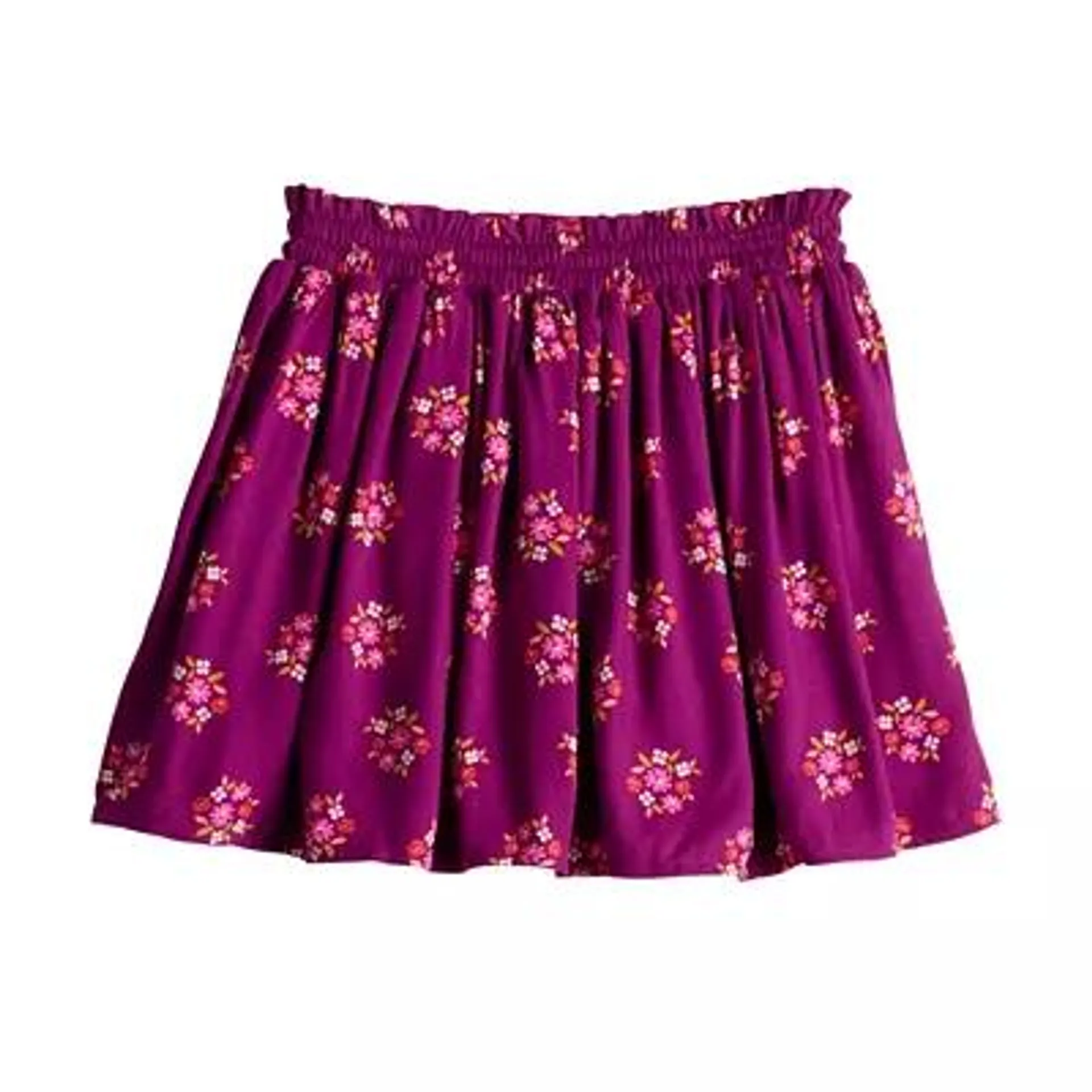 Girls 4-12 Jumping Beans® Paperbag Waist Woven Printed Skirt