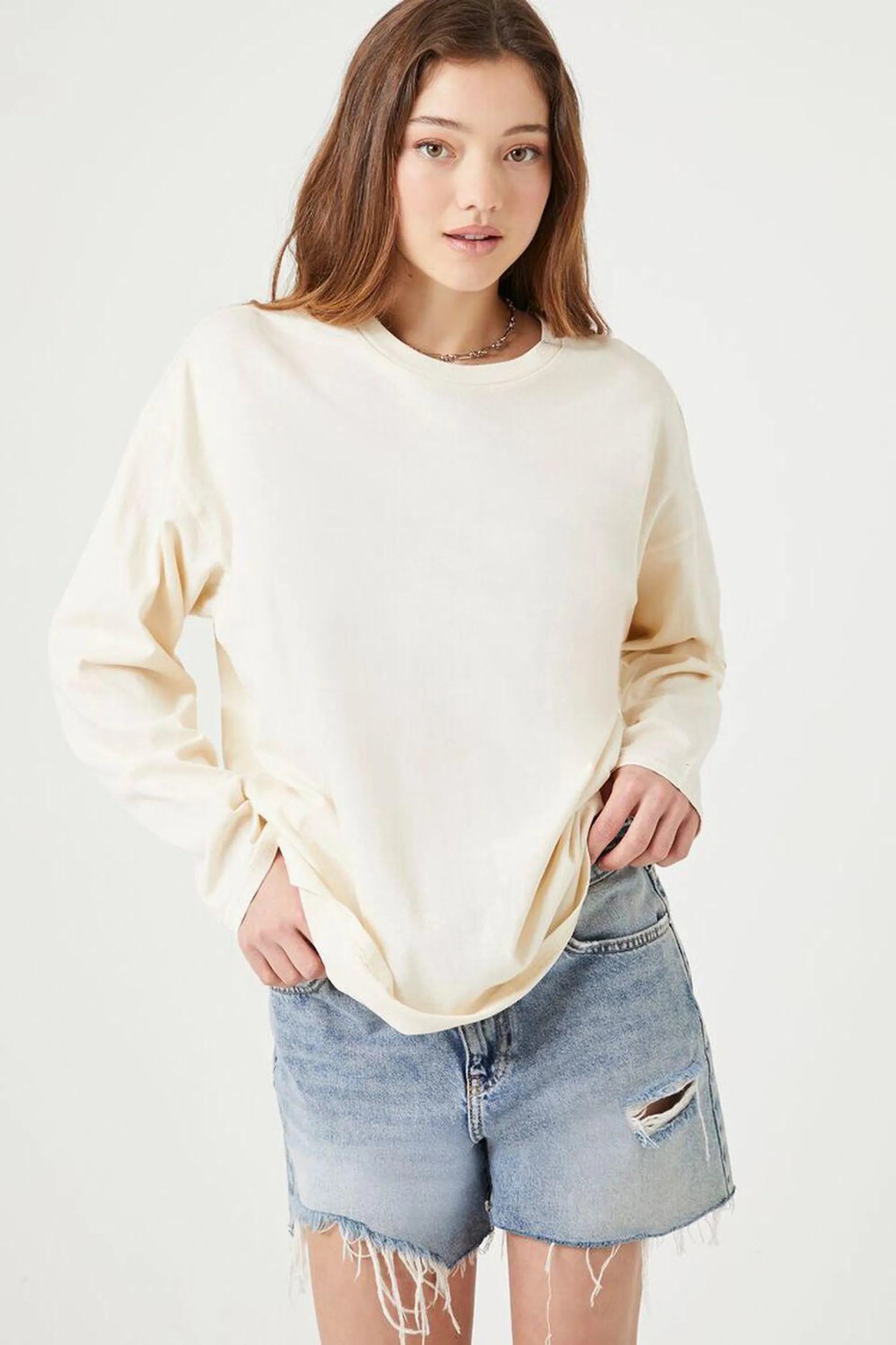 Oversized Drop-Sleeve Top