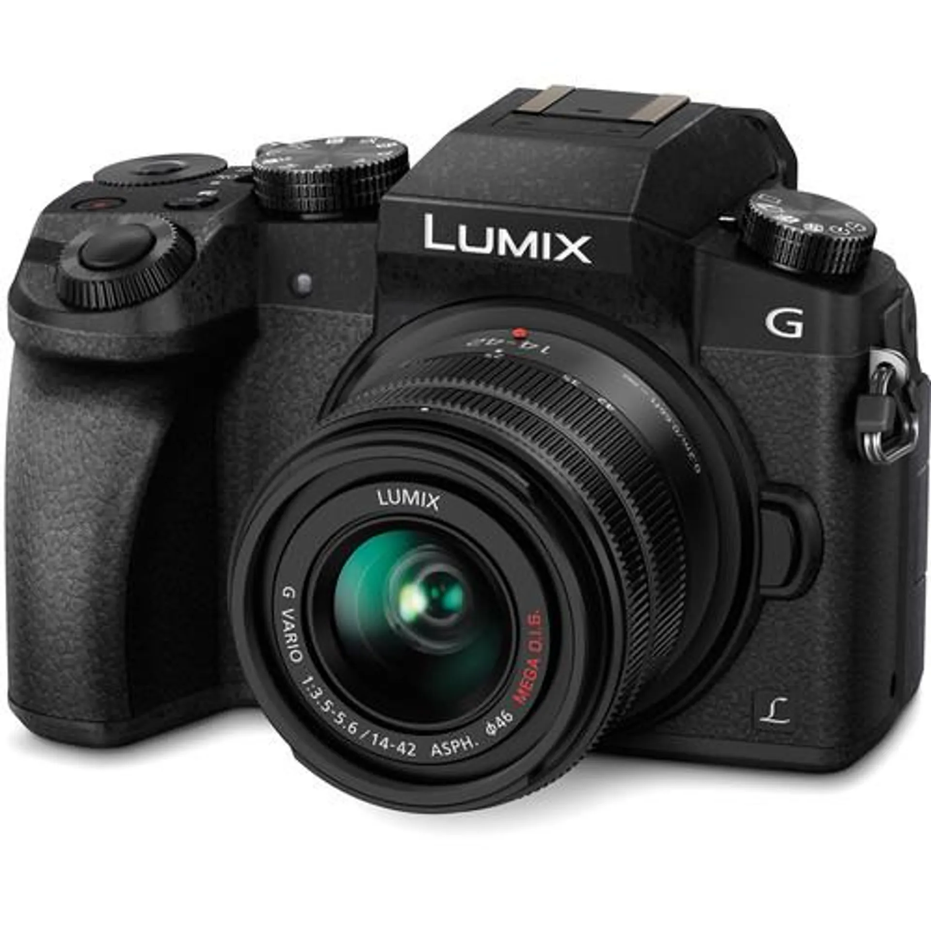 Panasonic Lumix G7 Mirrorless Camera with 14-42mm Lens (Black)