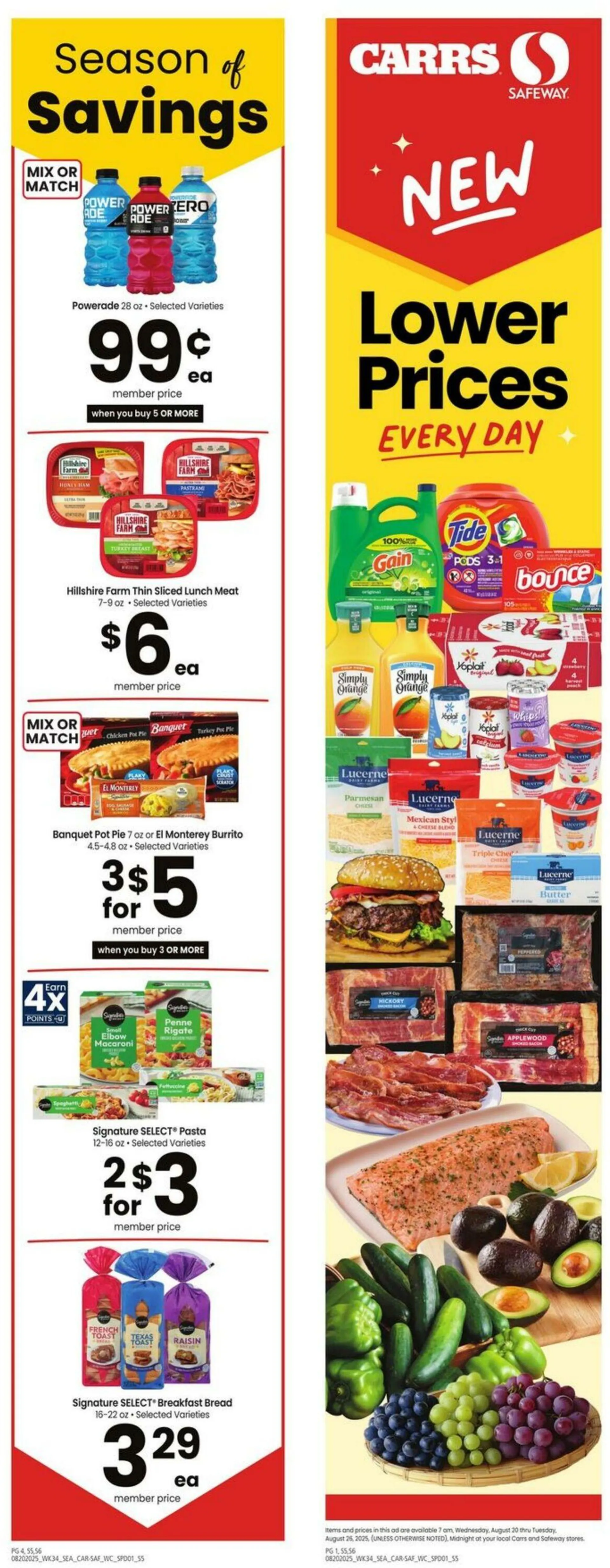 Weekly ad Carrs from August 20 to August 26 2025 - Page 1