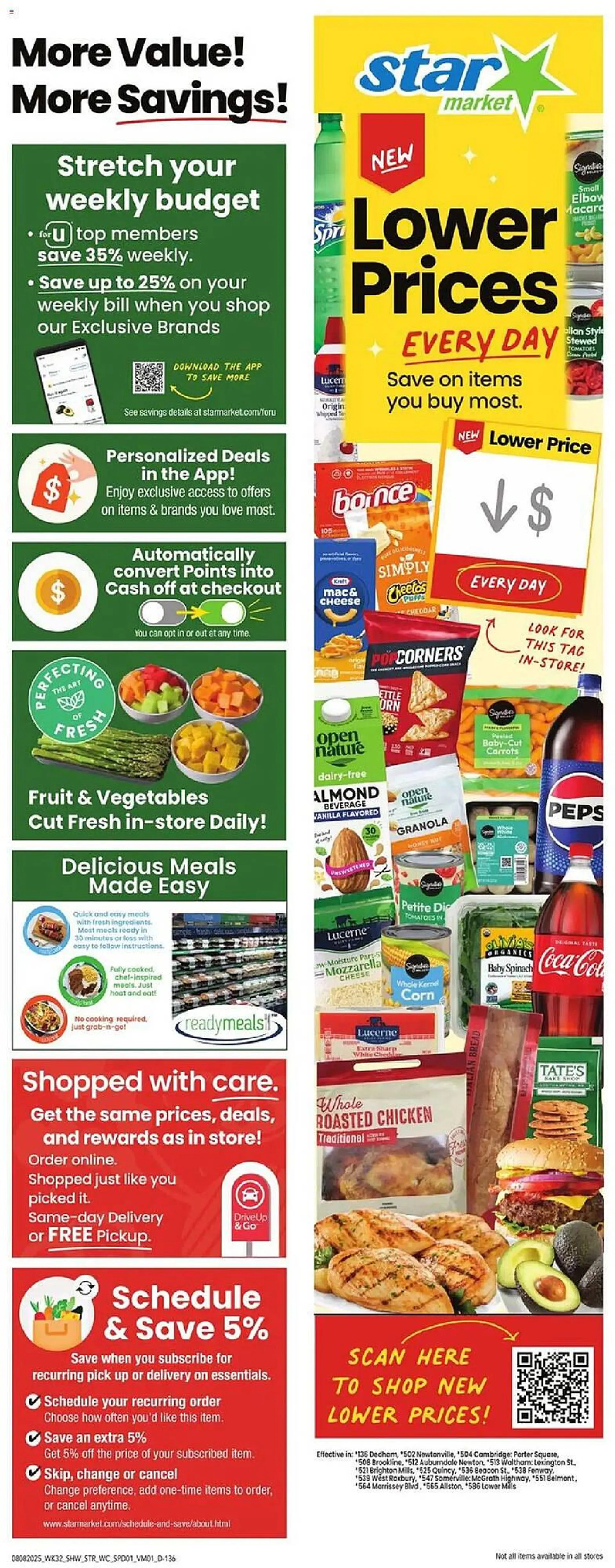 Weekly ad Star Market Weekly Ad from August 8 to August 15 2025 - Page 1