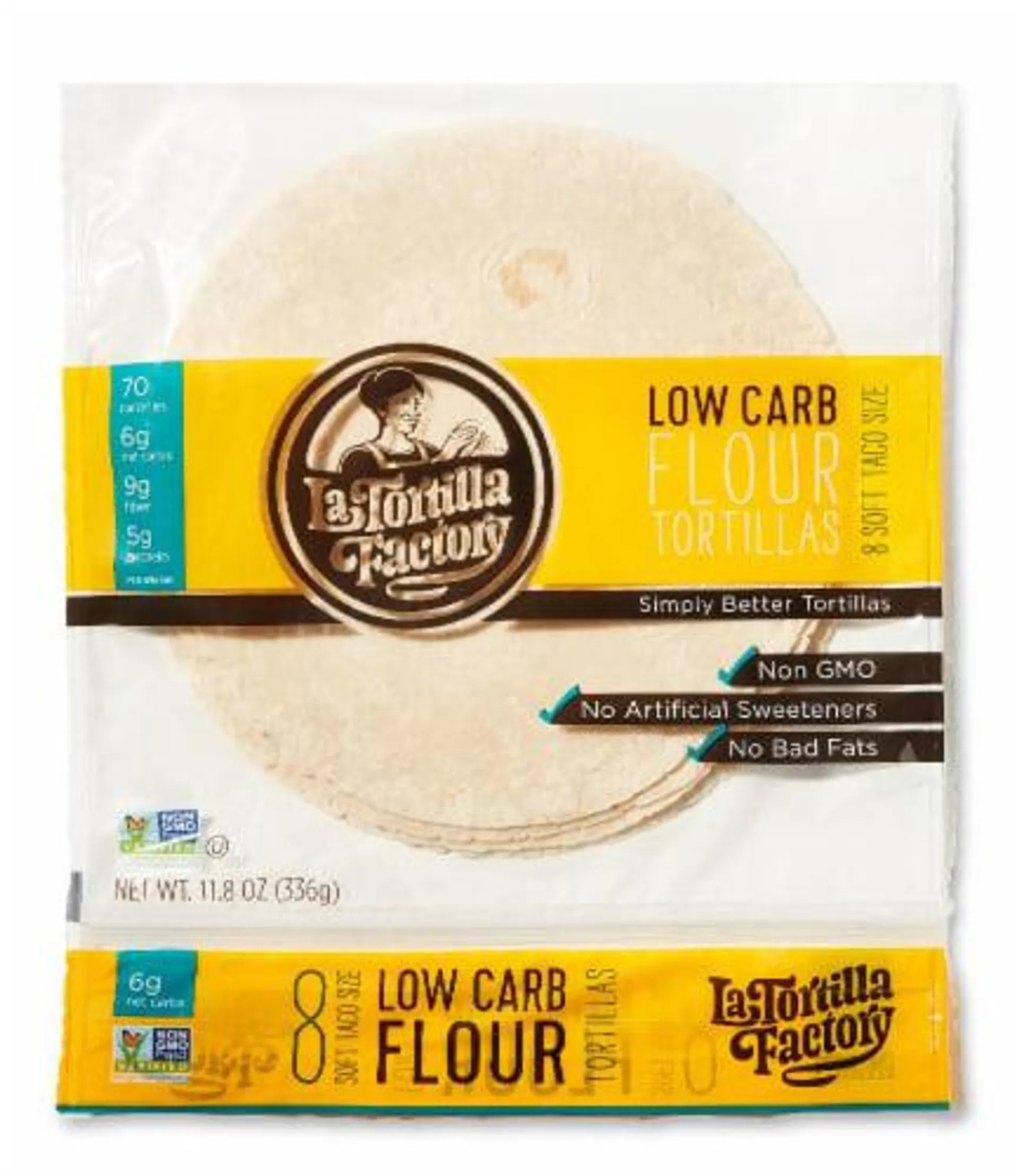 Low Carb Flour Soft Taco Tortillas