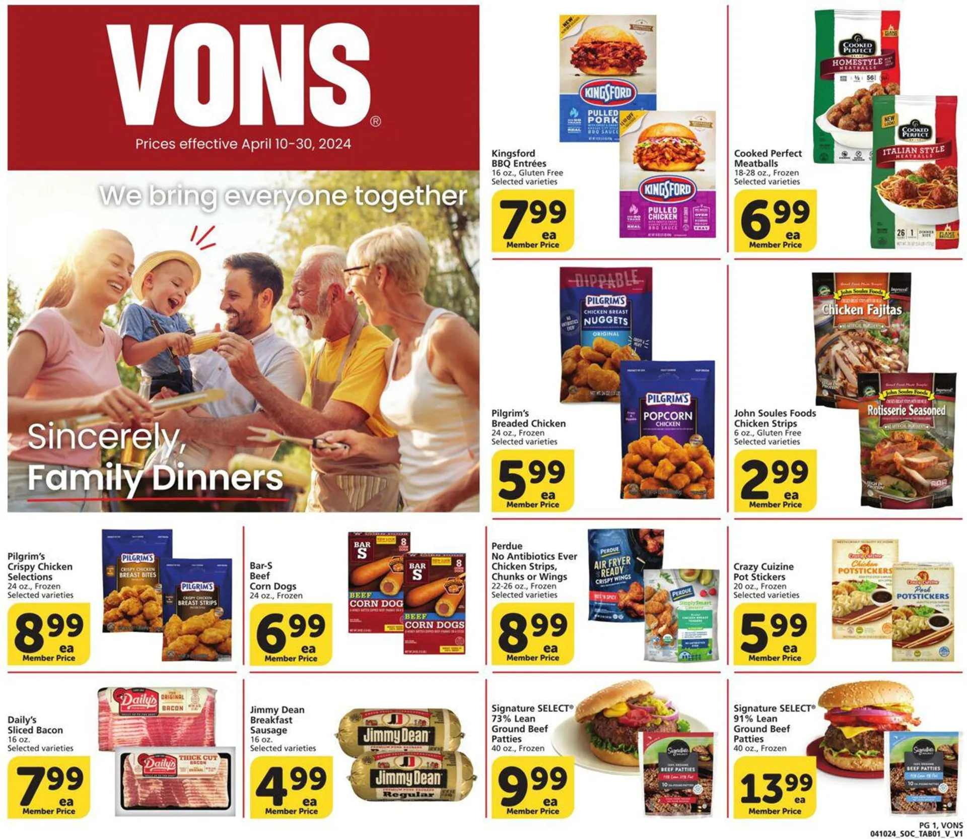 Weekly ad Vons Current weekly ad from April 10 to April 30 2024 - Page 1