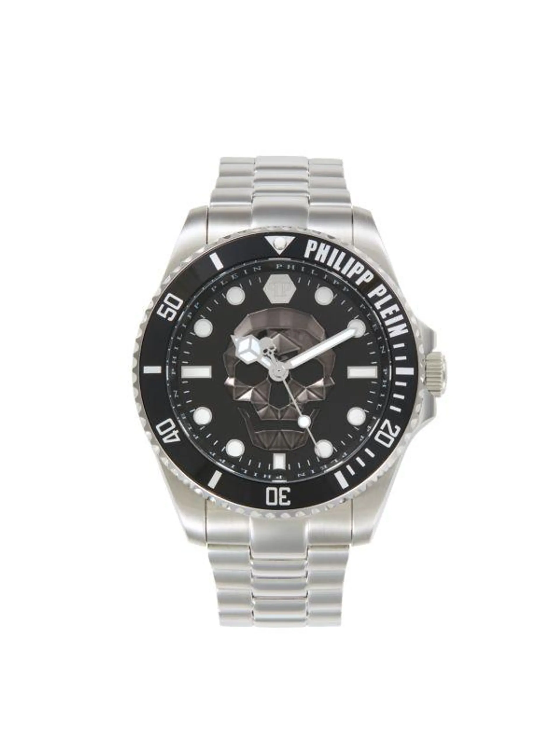 $kull Diver 44MM Stainless Steel Bracelet Watch