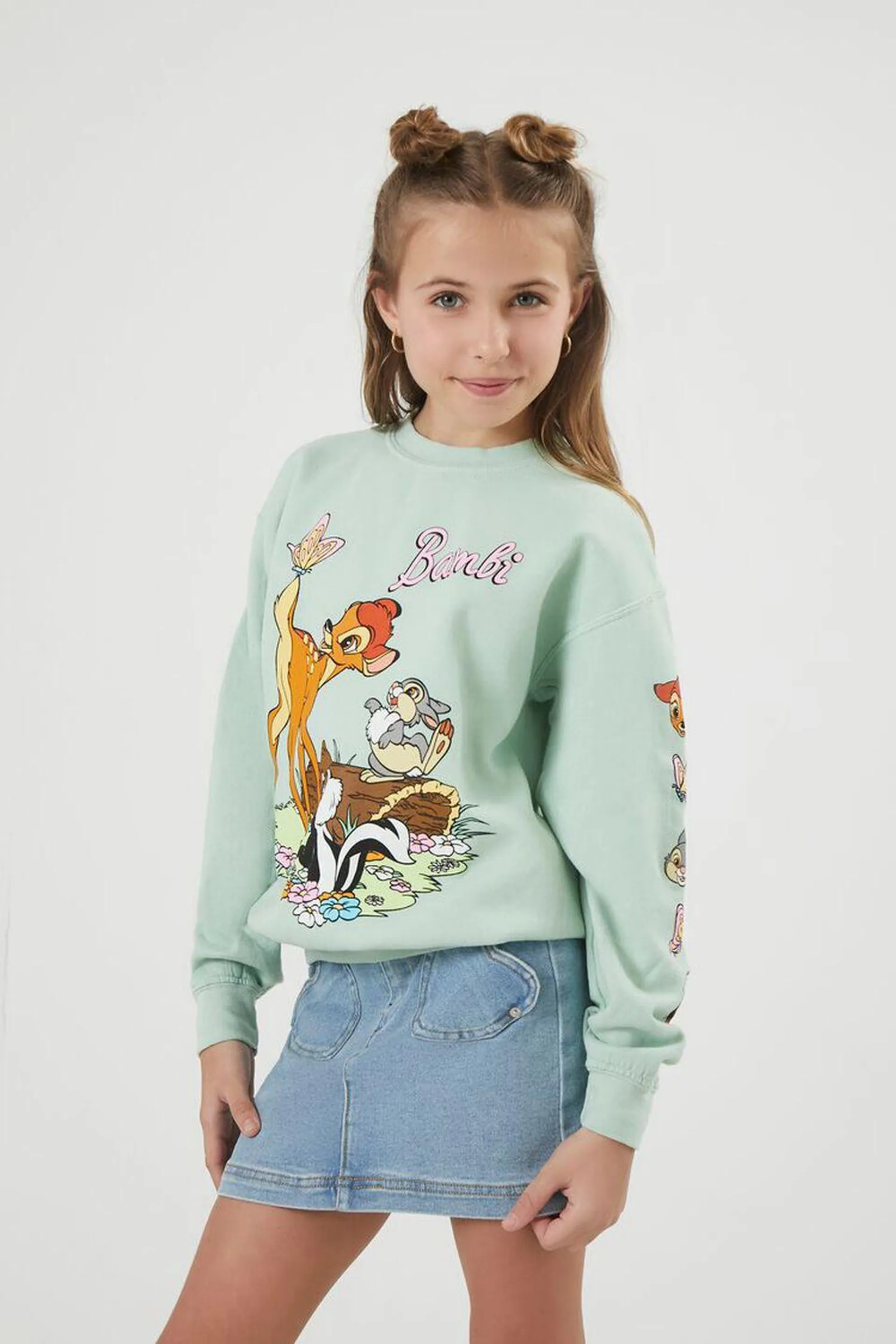 Girls Bambi Graphic Pullover (Kids)