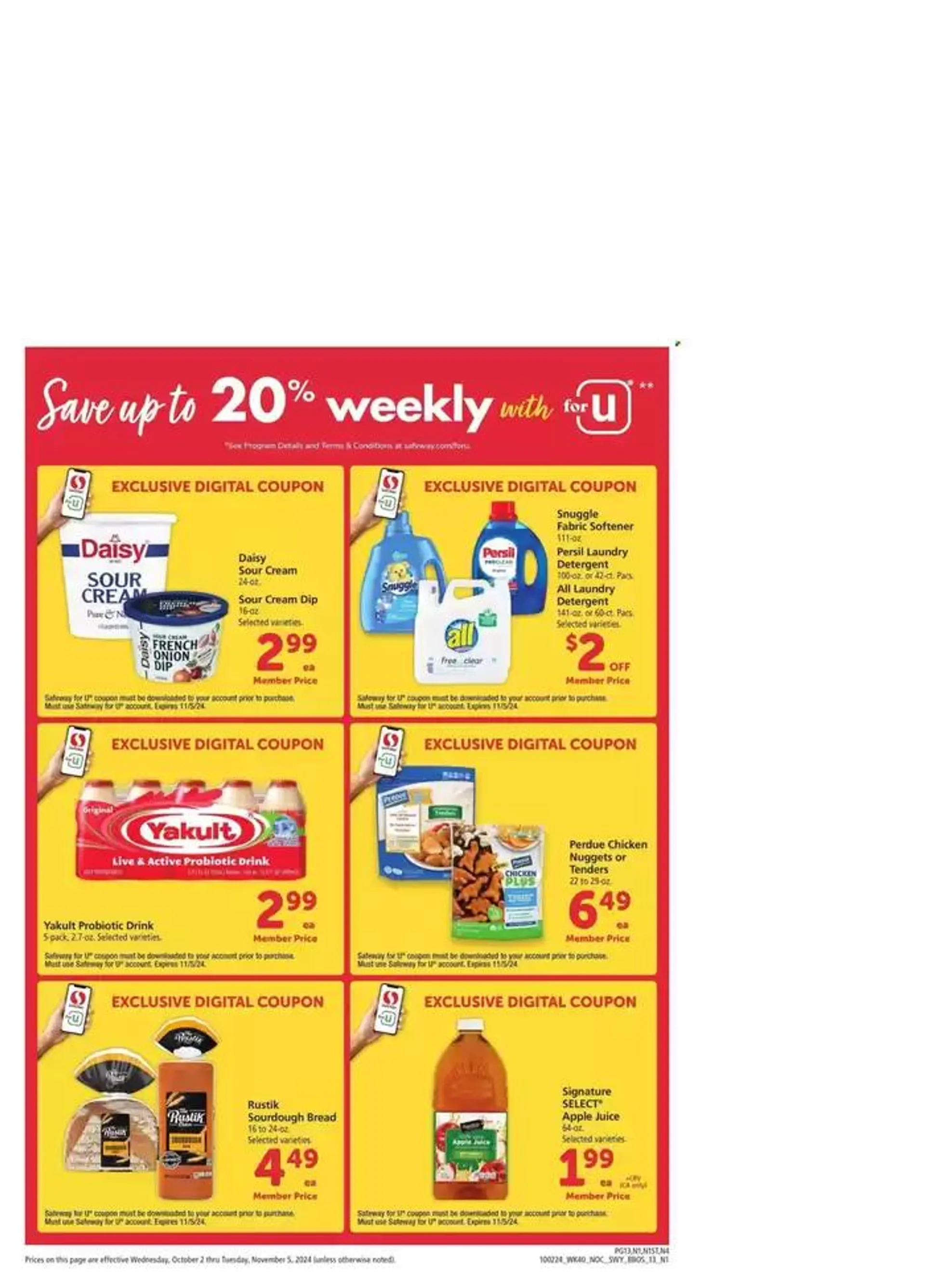 Weekly ad Exclusive bargains from October 2 to November 5 2024 - Page 4