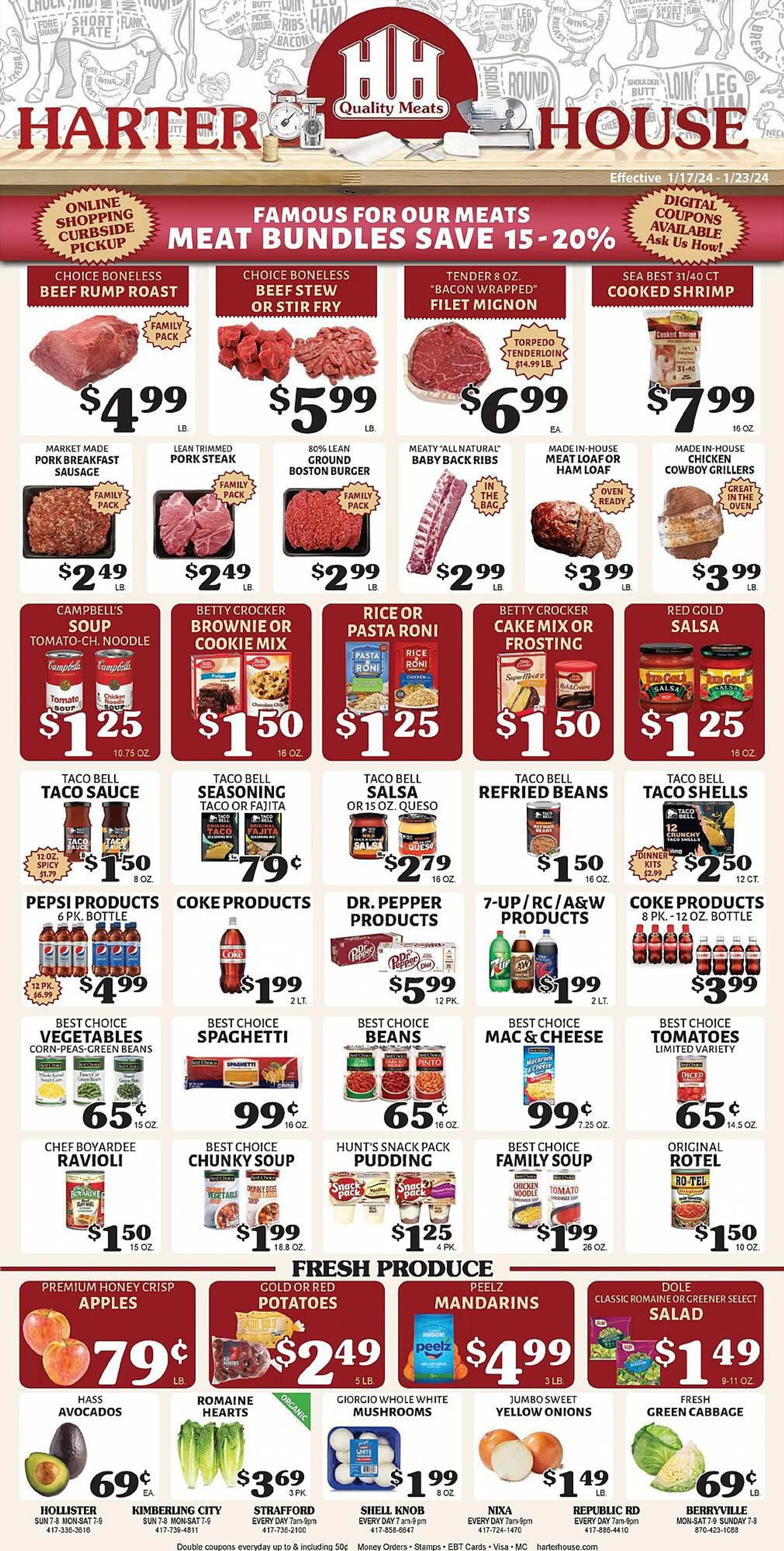 Weekly ad Harter House Weekly Ad from January 17 to January 23 2024 - Page 