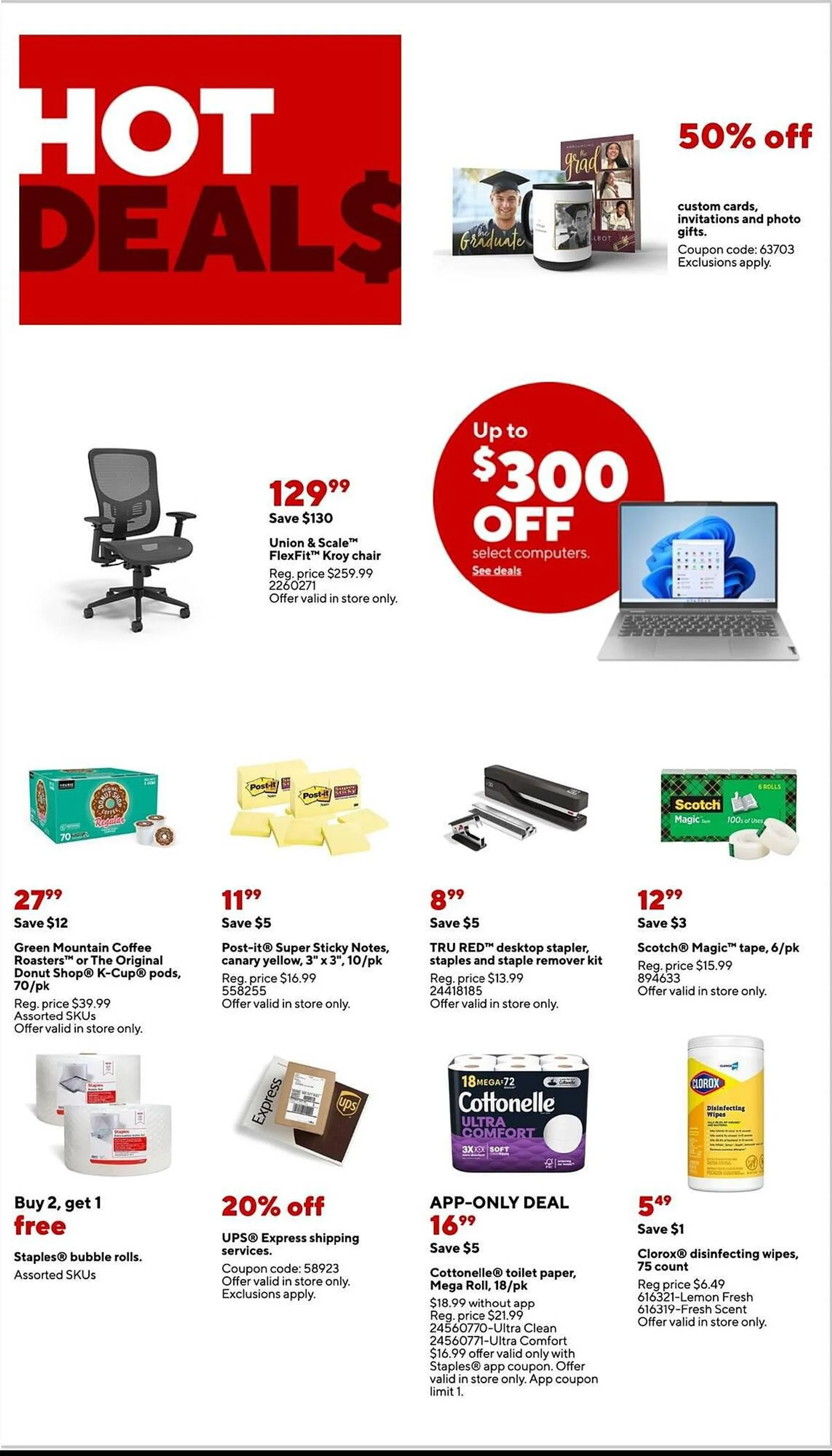 Weekly ad Staples Weekly Ad from April 7 to April 13 2024 - Page 2