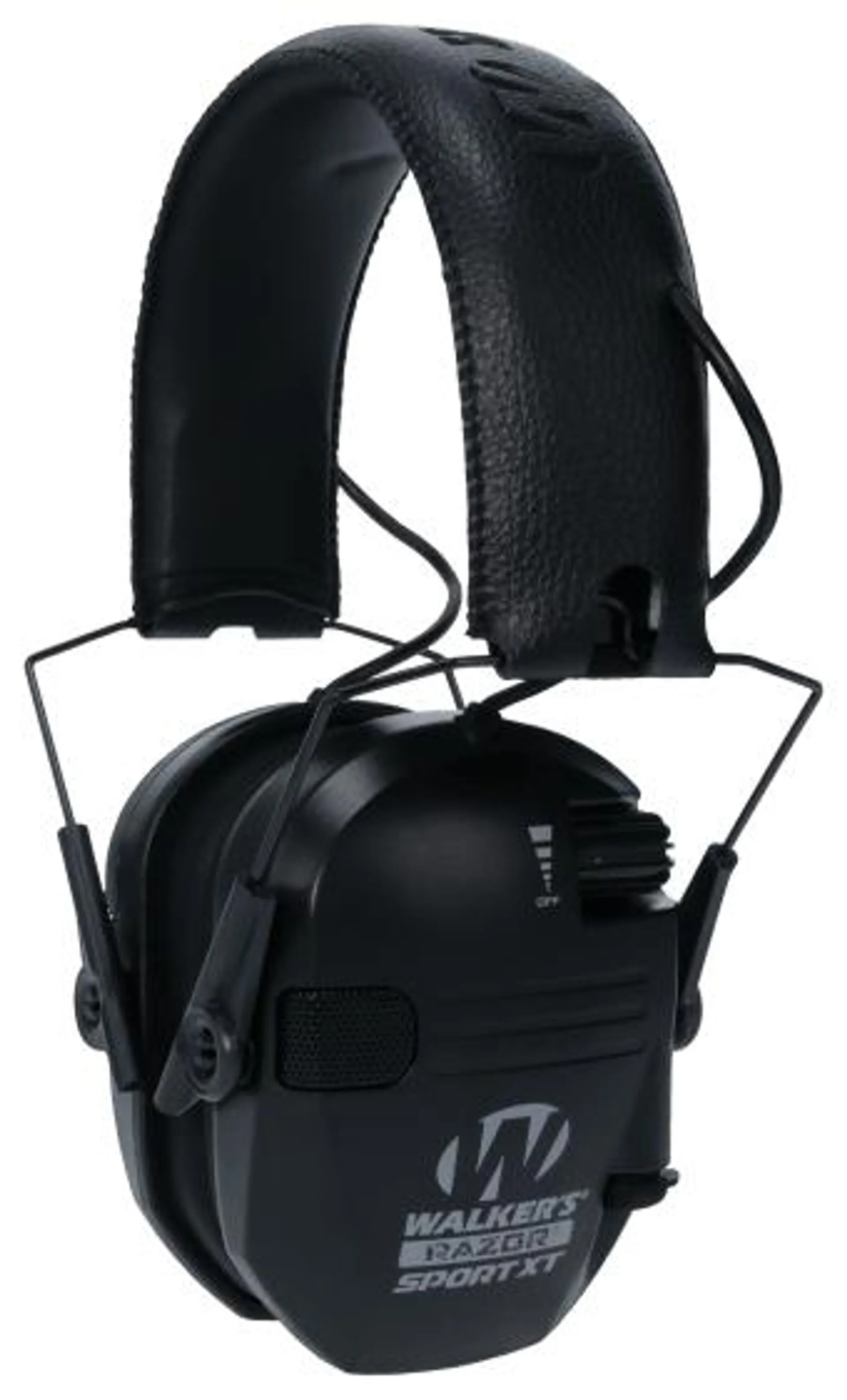 Walker's Razor Series Slim Shooter Folding Electronic Earmuffs - Black