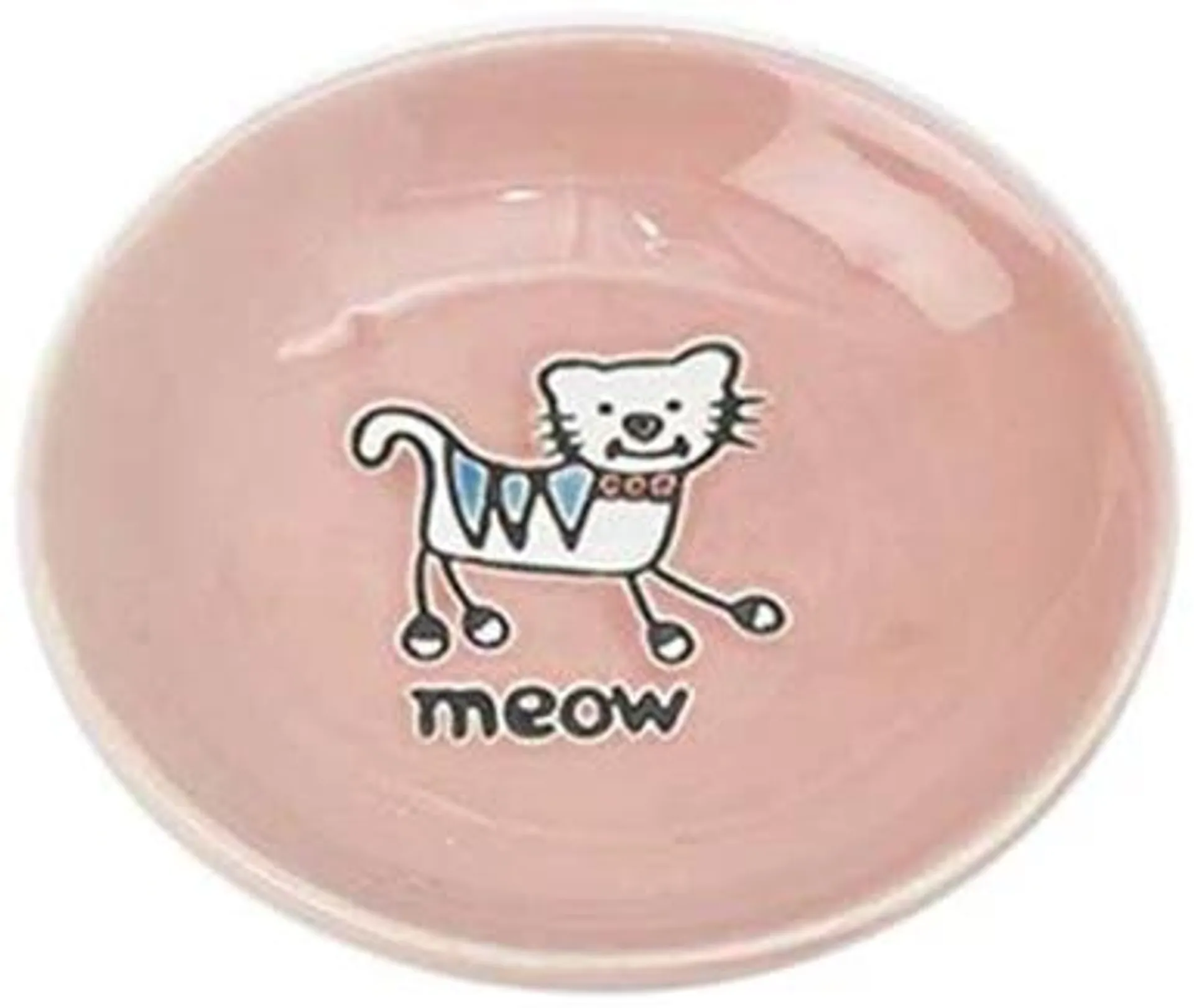 Pet Rageous Designs Silly Kitty Saucer, Pink