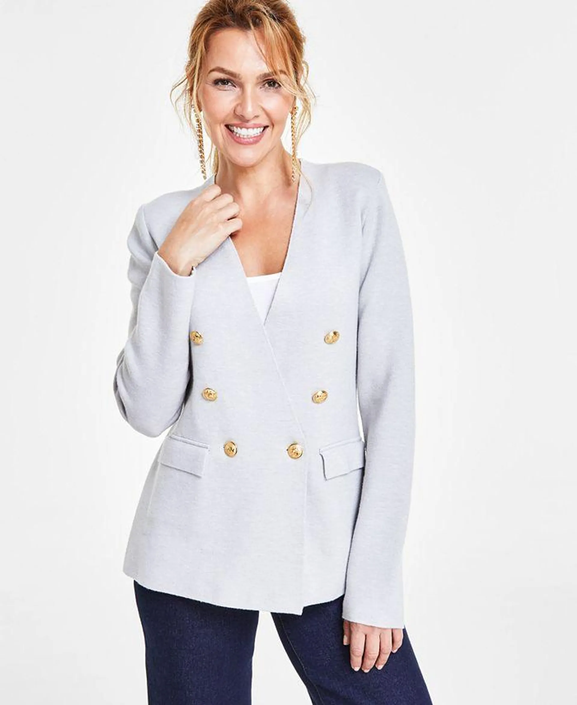 Women's Sweater Blazer, Created for Macy's