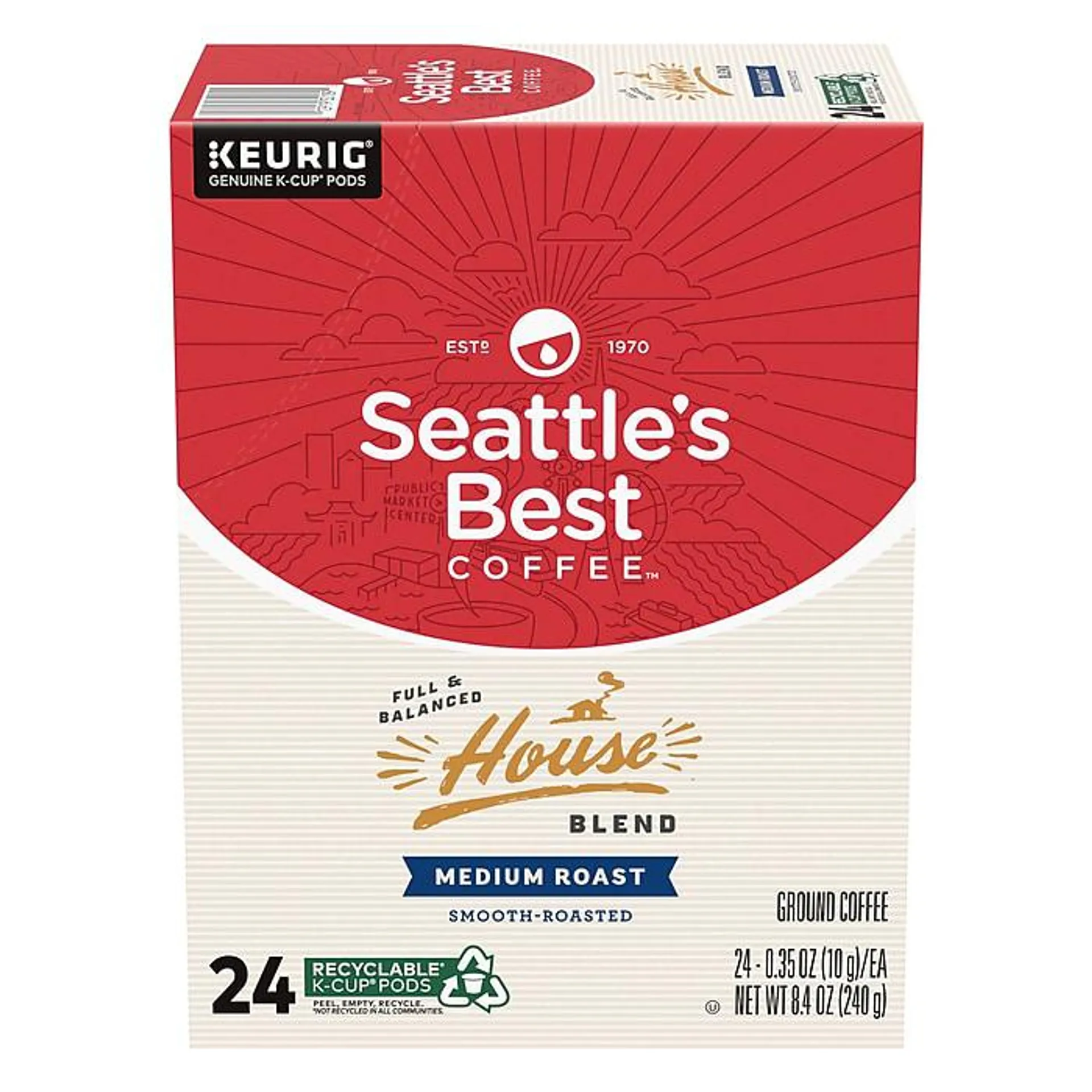 Seattle's Best Coffee House Blend Keurig® K-Cup® Pods,