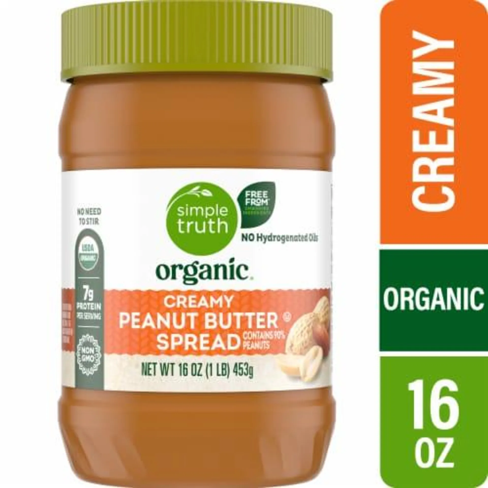 Simple Truth Organic® No Stir Creamy Peanut Butter