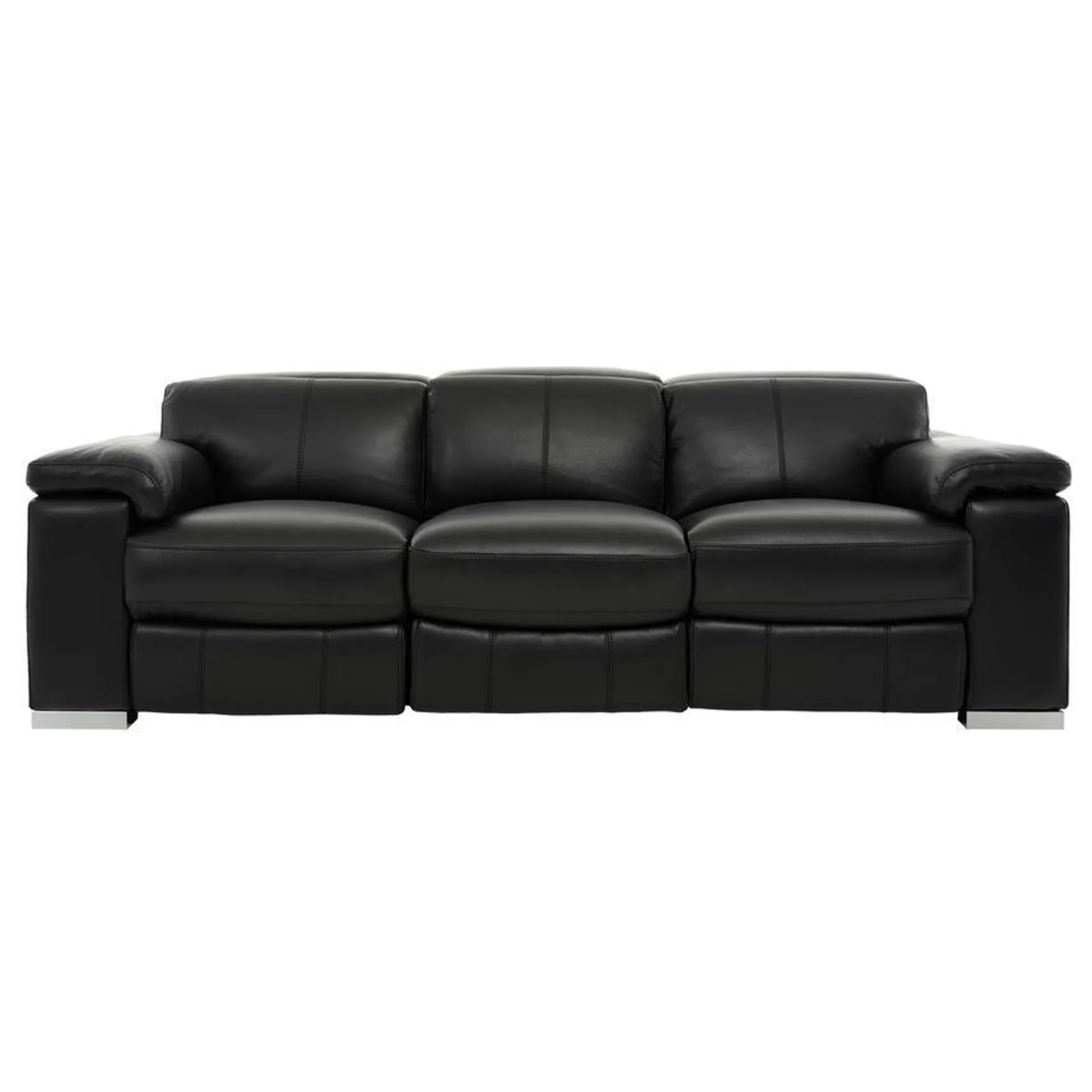 Charlie Black Leather Power Reclining Sofa