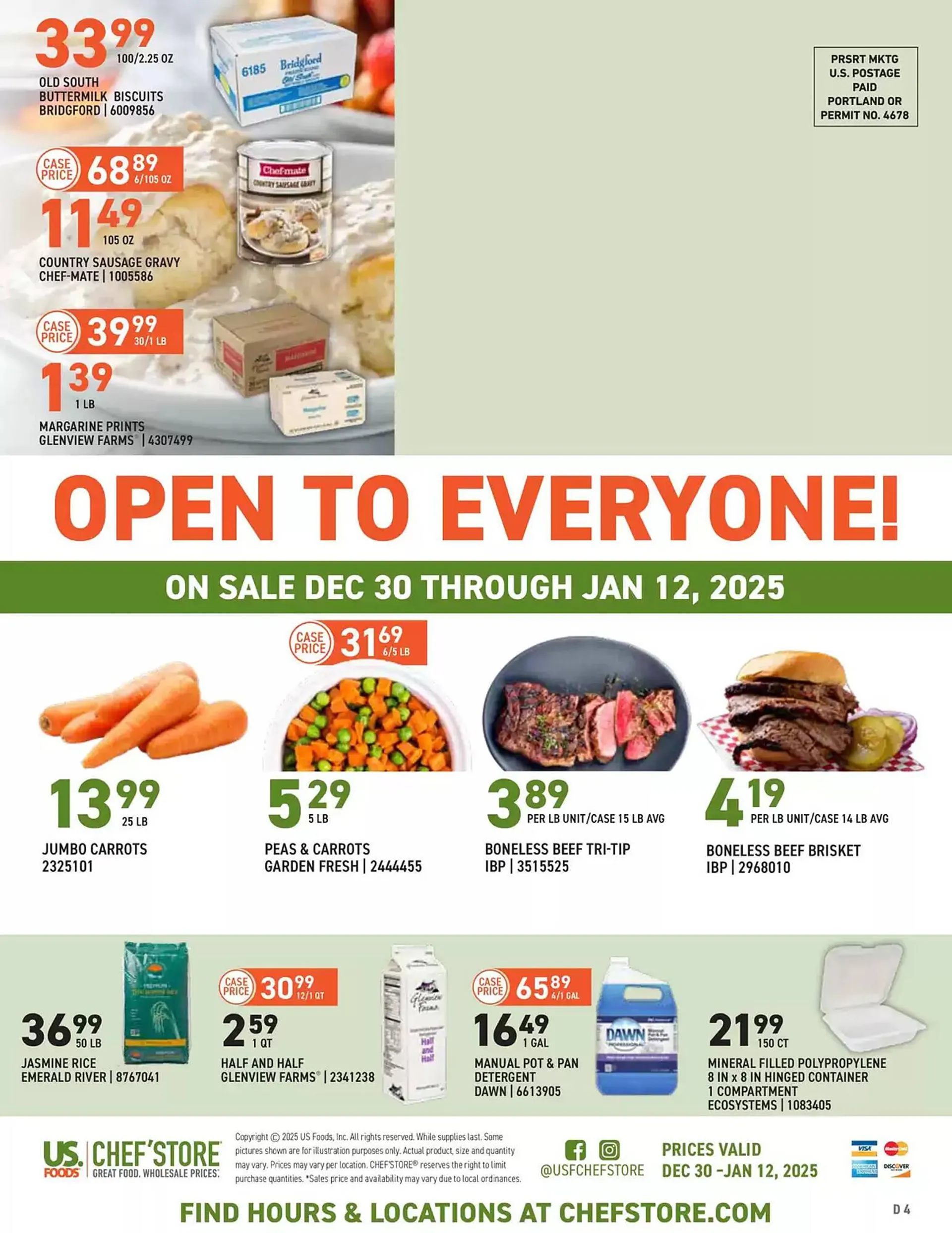 Weekly ad US Foods Chef's Store Weekly Ad from December 30 to January 13 2025 - Page 4
