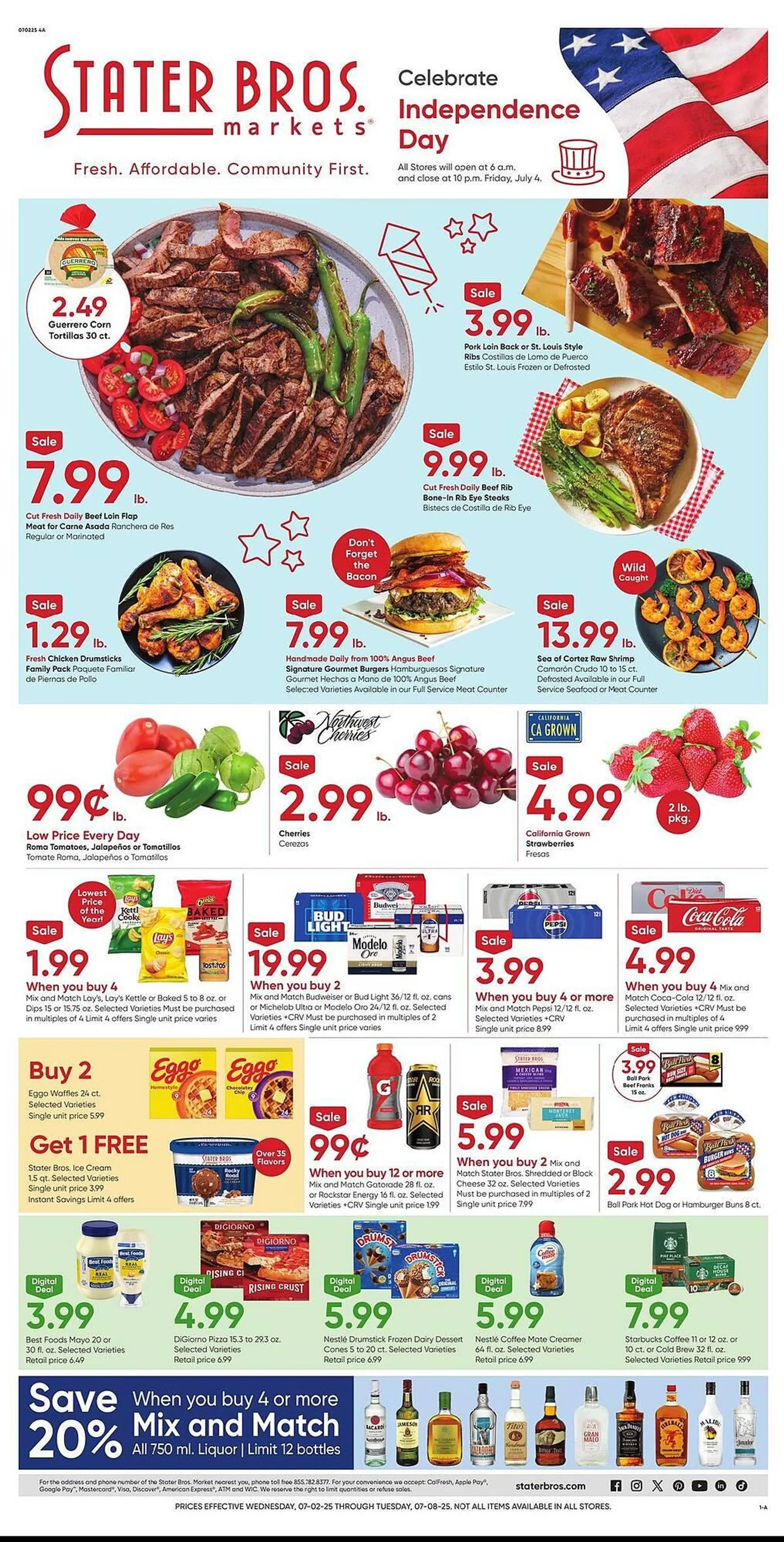 Stater Bros Weekly Ad - 1