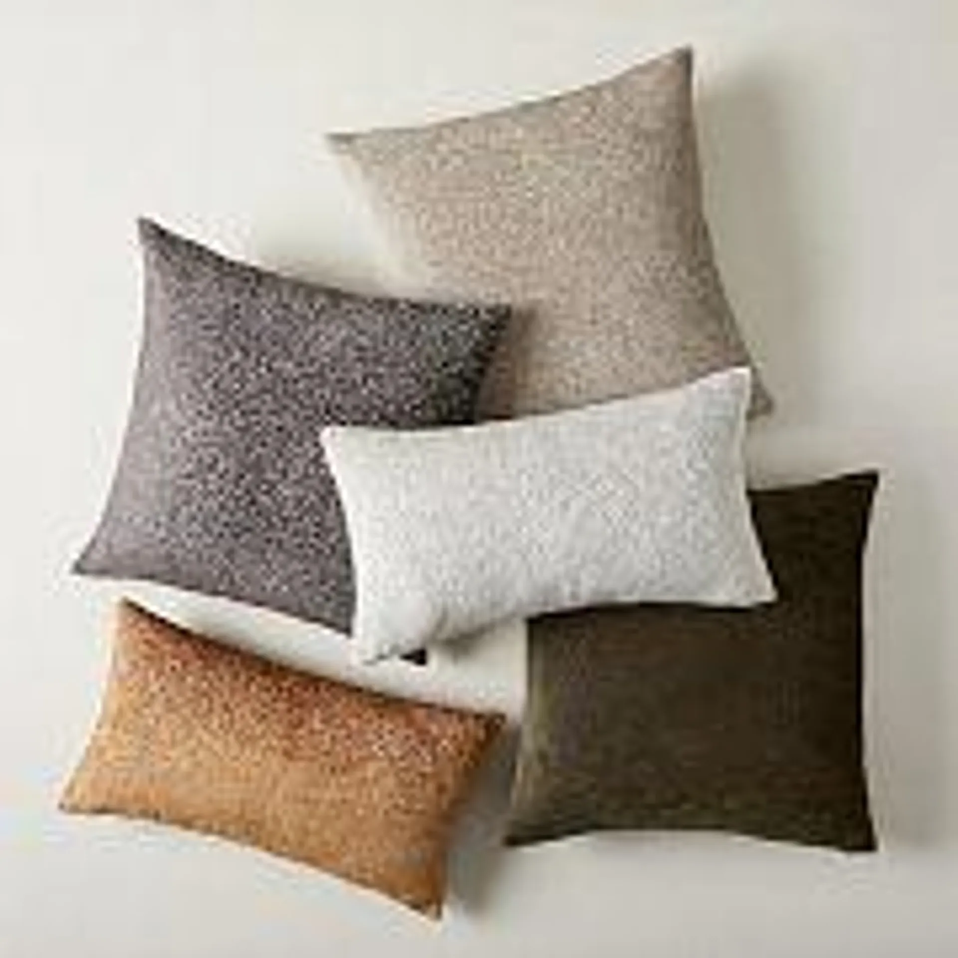 Dotted Chenille Jacquard Pillow Cover - Clearance