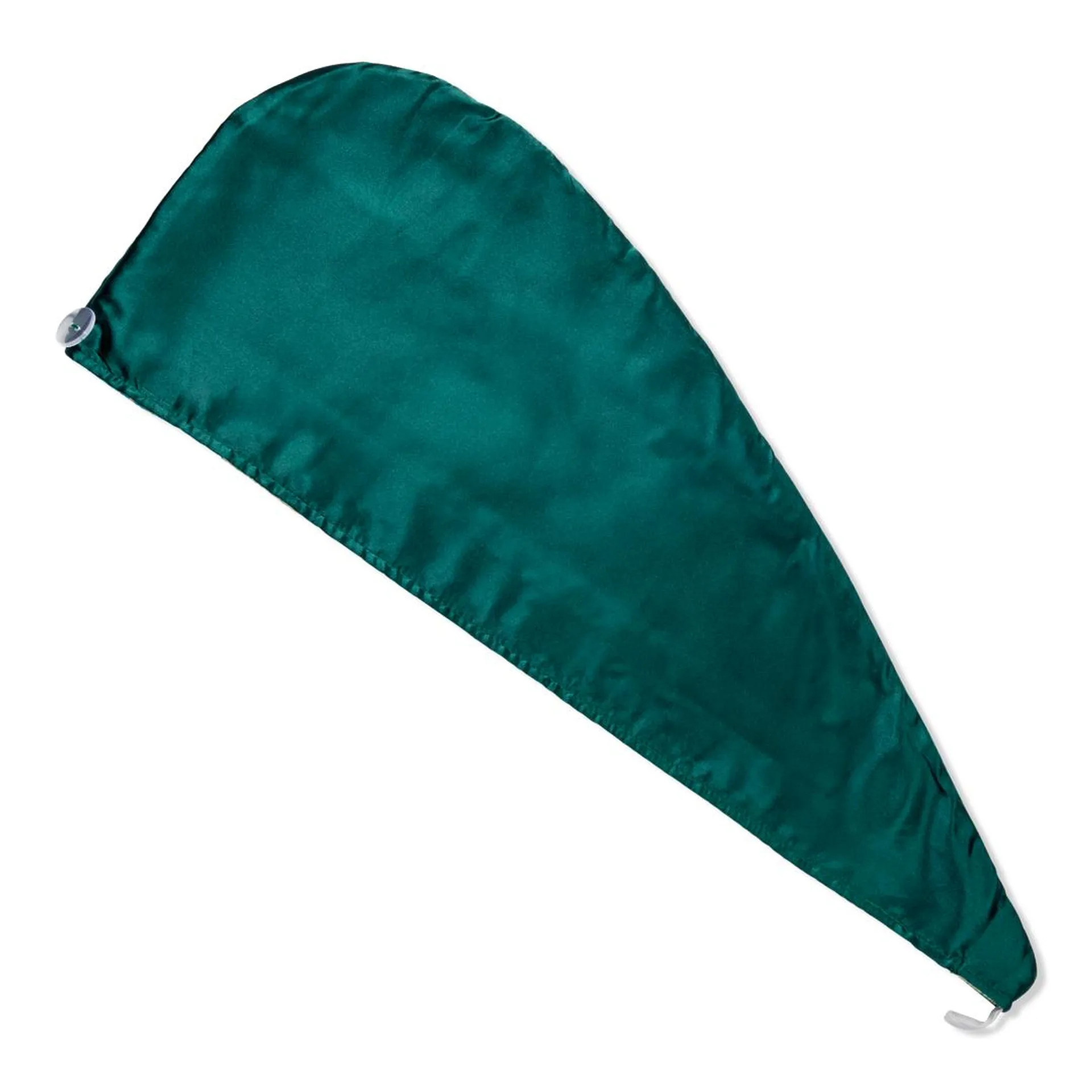 Wicked Satin Hair Towel Turban - Green