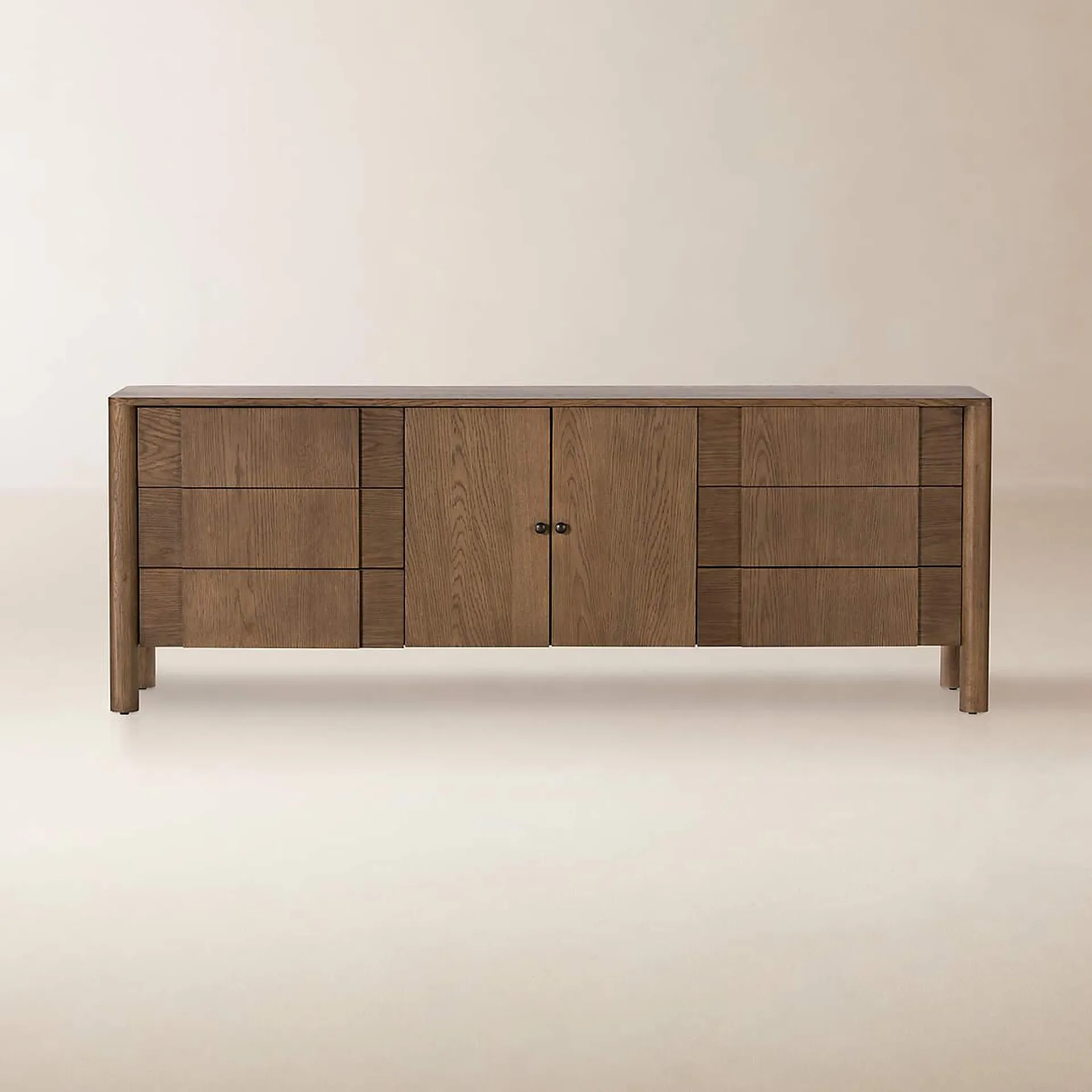 Pollard Tan Oak Media Credenza