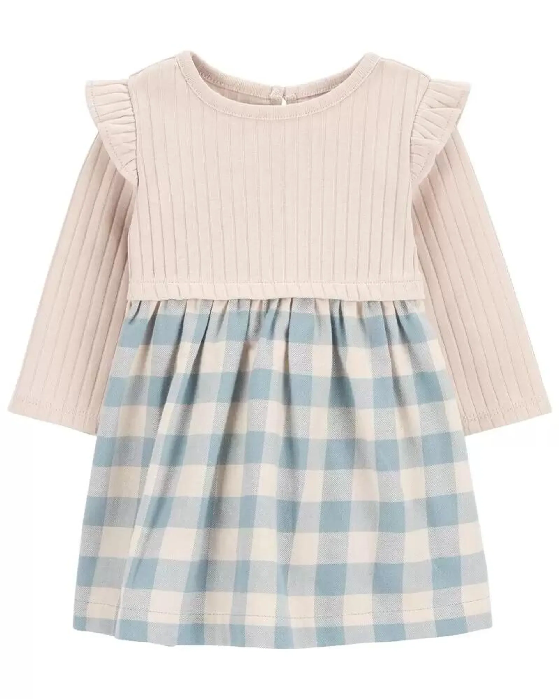 Baby Plaid Flannel Dress