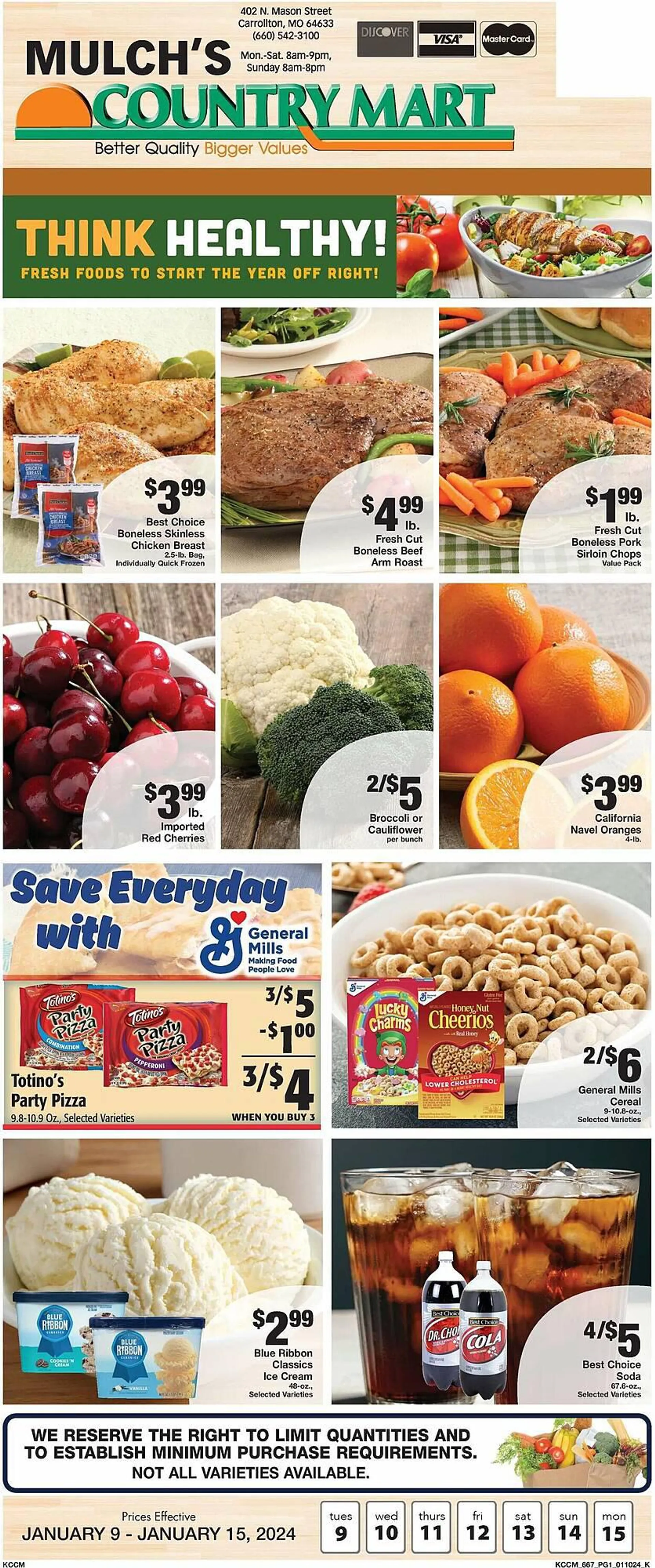 Weekly ad County Market Weekly Ad from January 9 to January 15 2024 - Page 