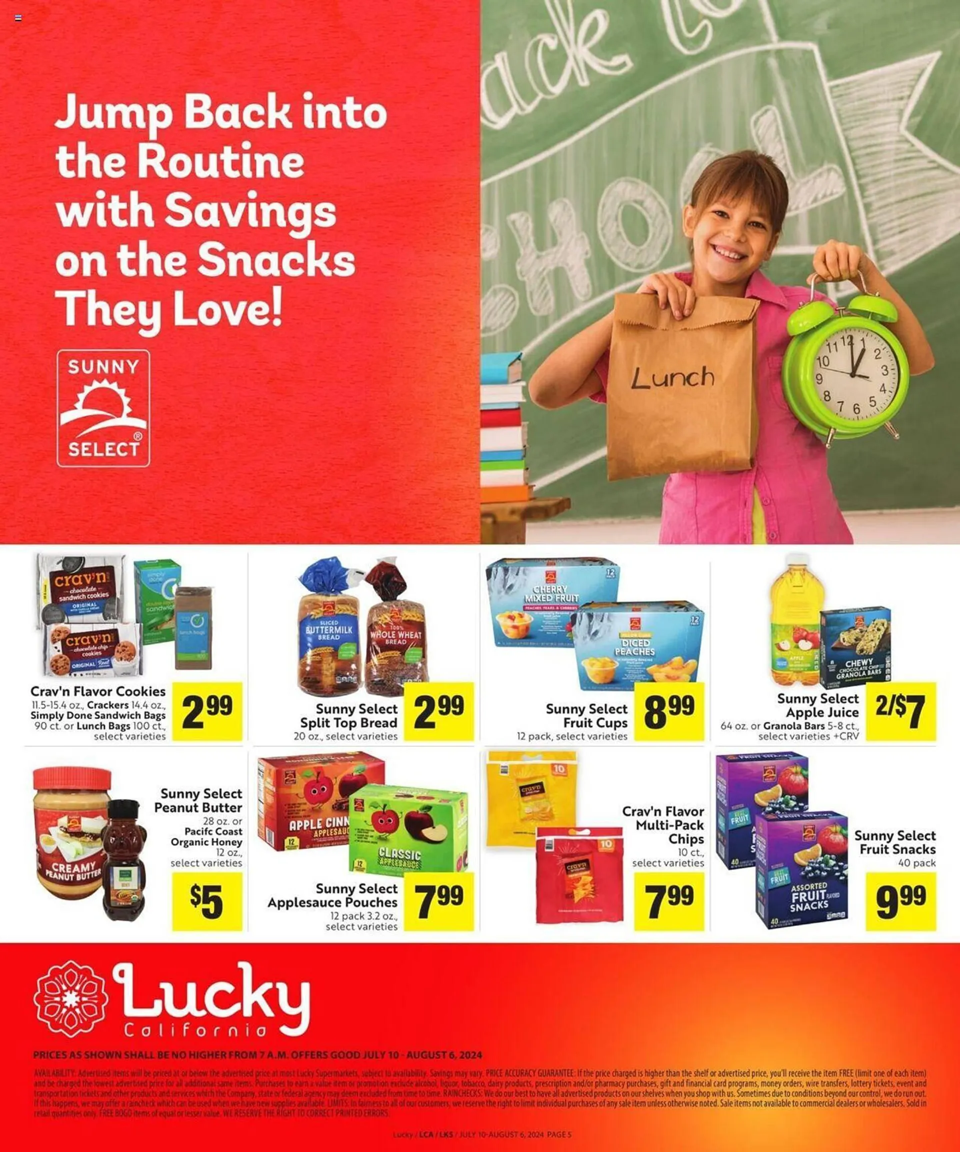 Weekly ad Lucky Supermarkets Weekly Ad from July 10 to August 6 2024 - Page 5