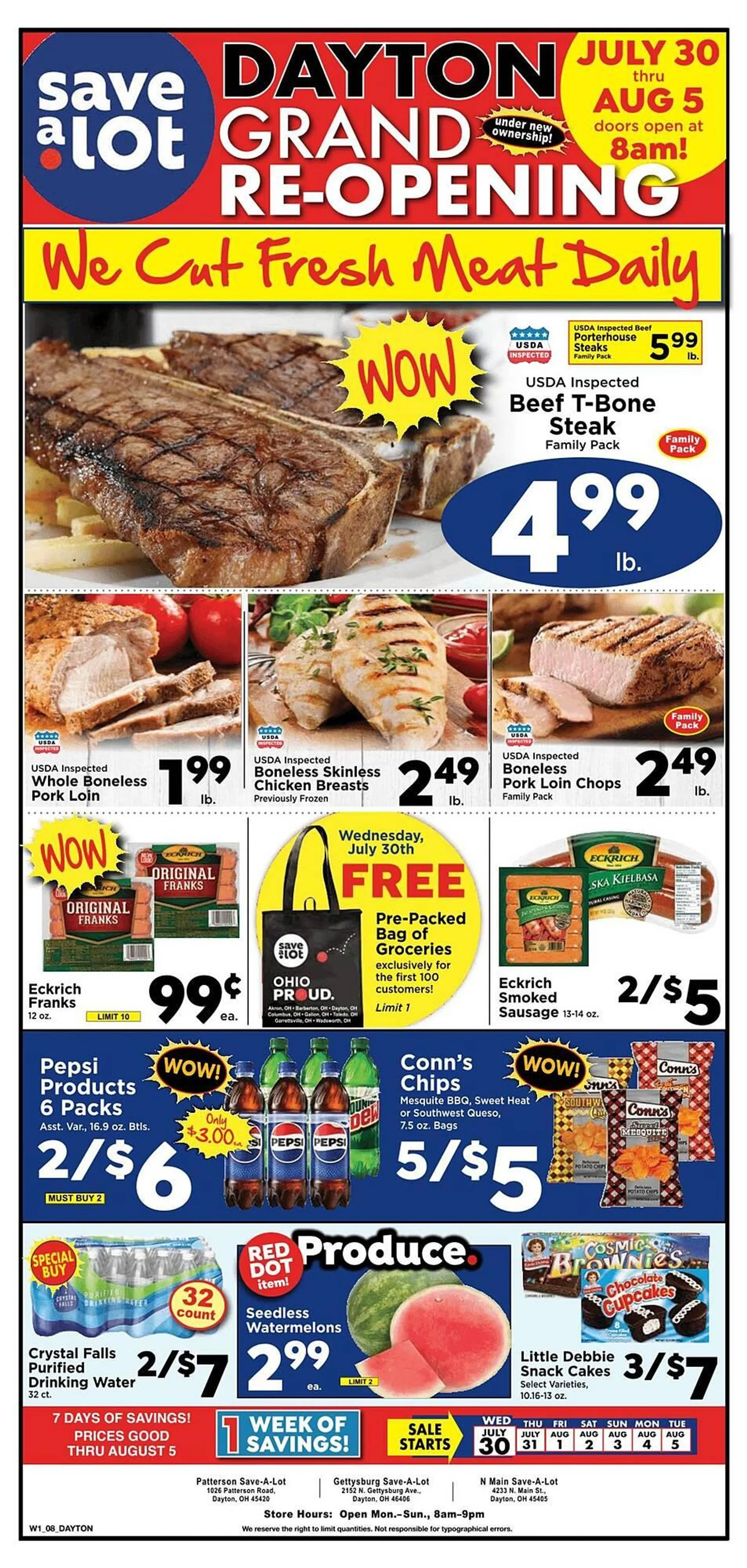 Weekly ad Save a Lot Weekly Ad from July 30 to August 5 2025 - Page 1