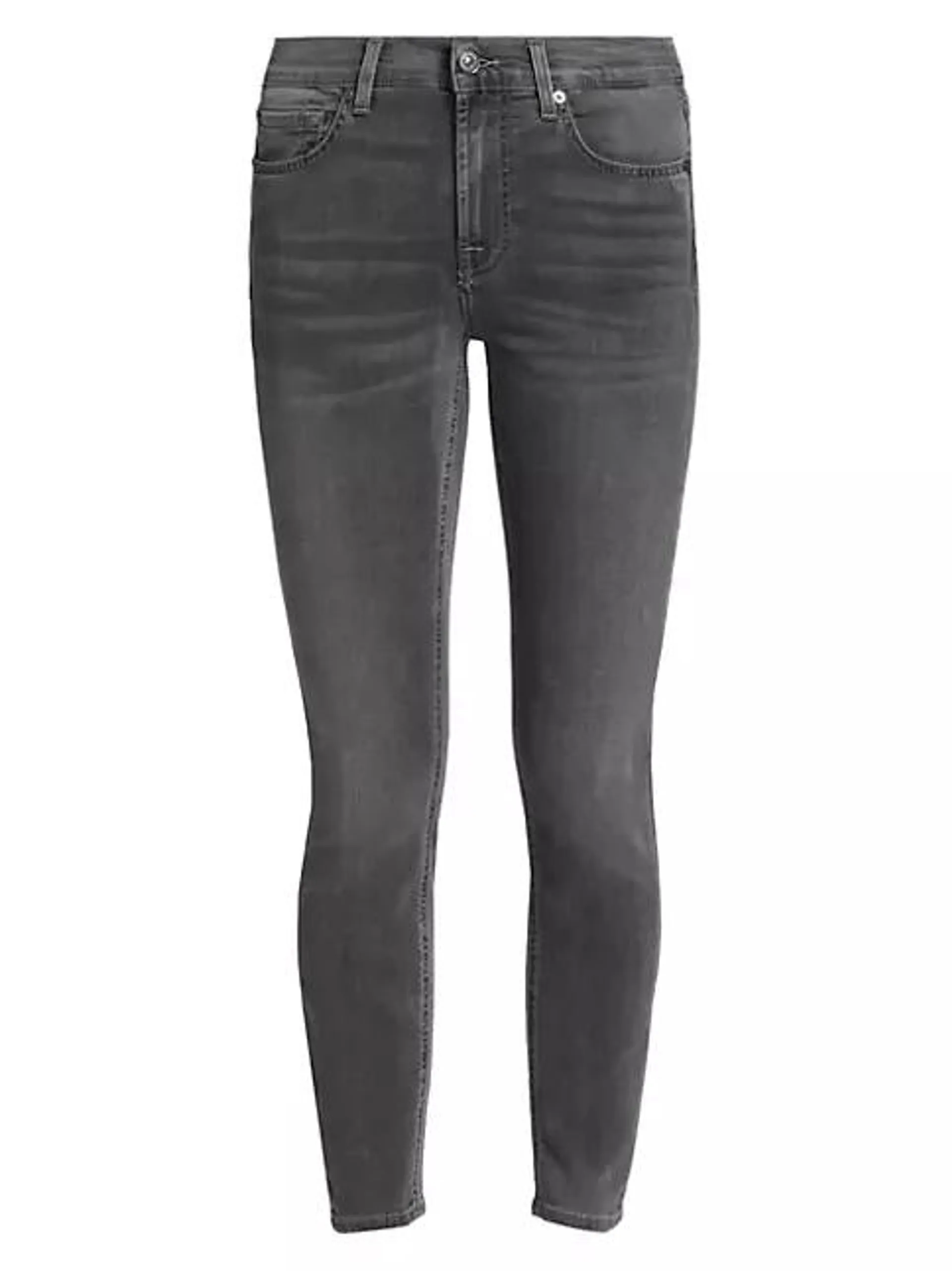 Mid-Rise Ankle Skinny Jeans