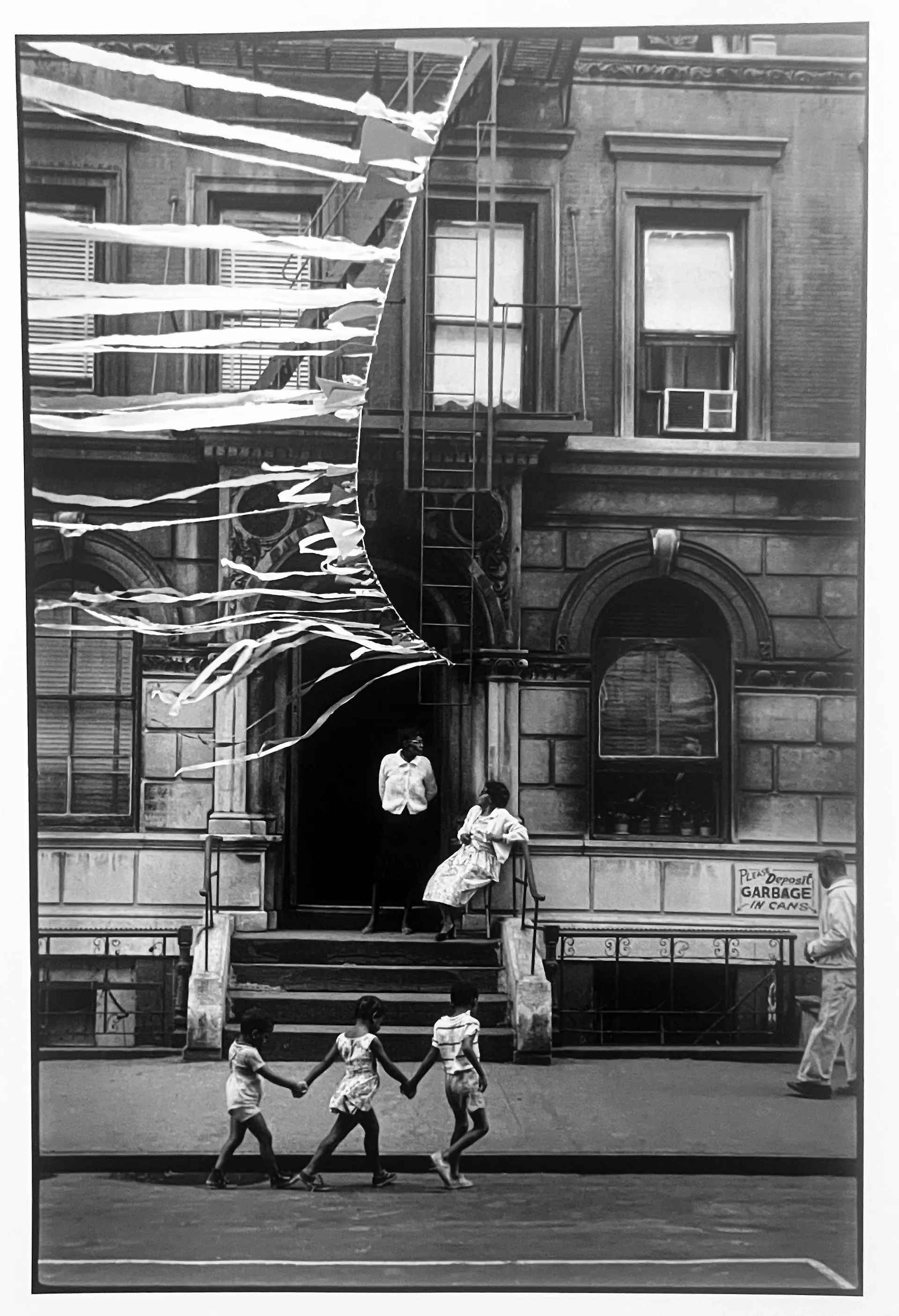 Leonard Freed Children, Harlem, New York, USA, Black and White Limited Edition Photograph 1963