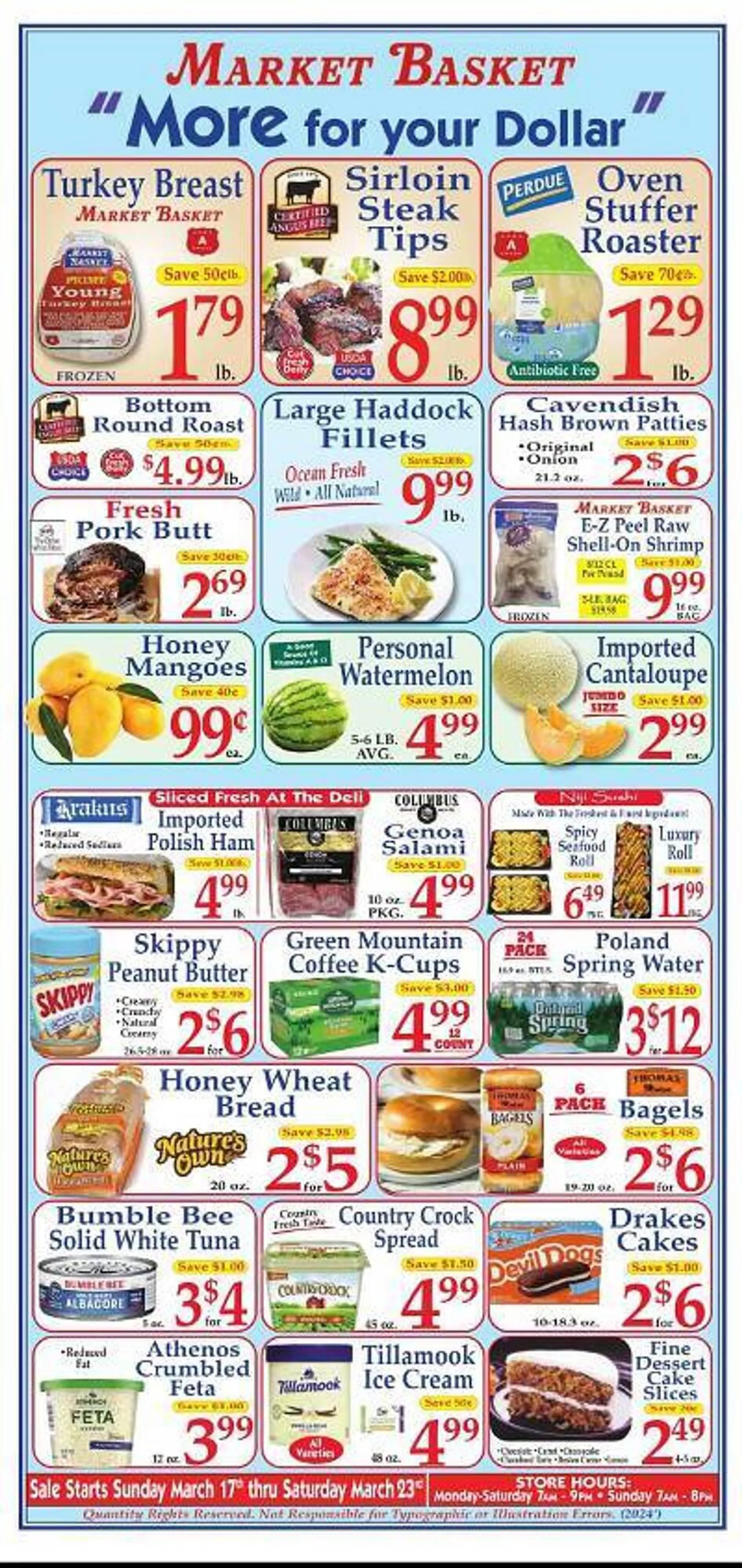 Weekly ad Market Basket Weekly Ad from March 17 to March 23 2024 - Page 
