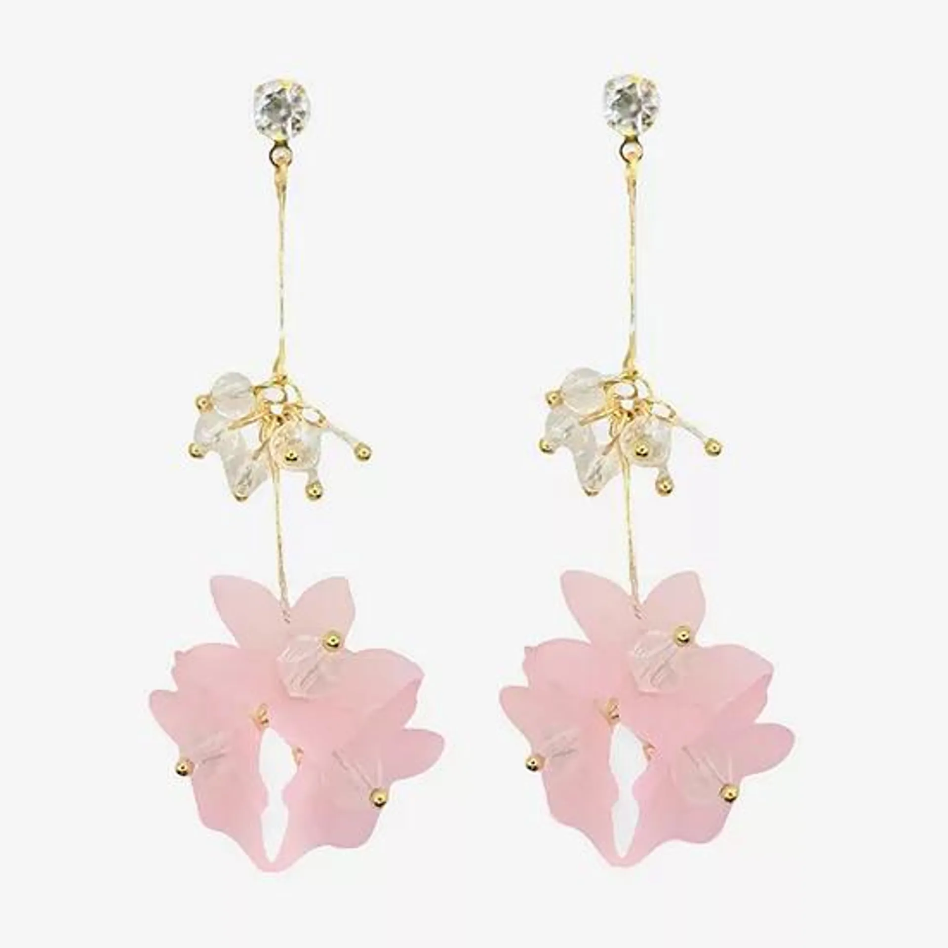 Bijoux Bar Flower Drop Earrings