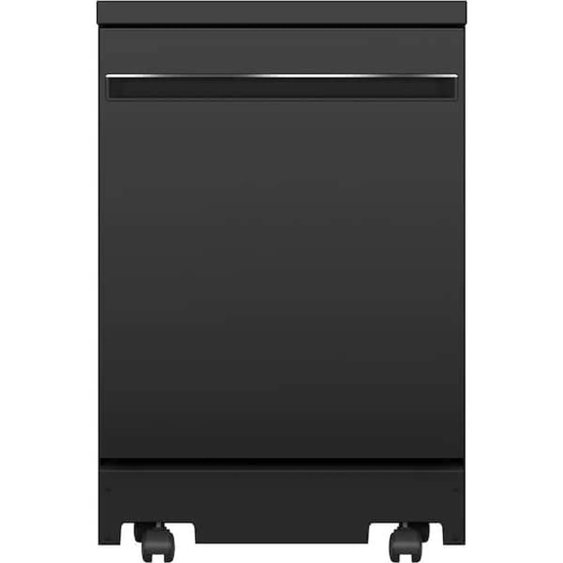 24 in. Top Control Portable Black Dishwasher with Stainless Steel Interior, Sanitize, 54 dBA