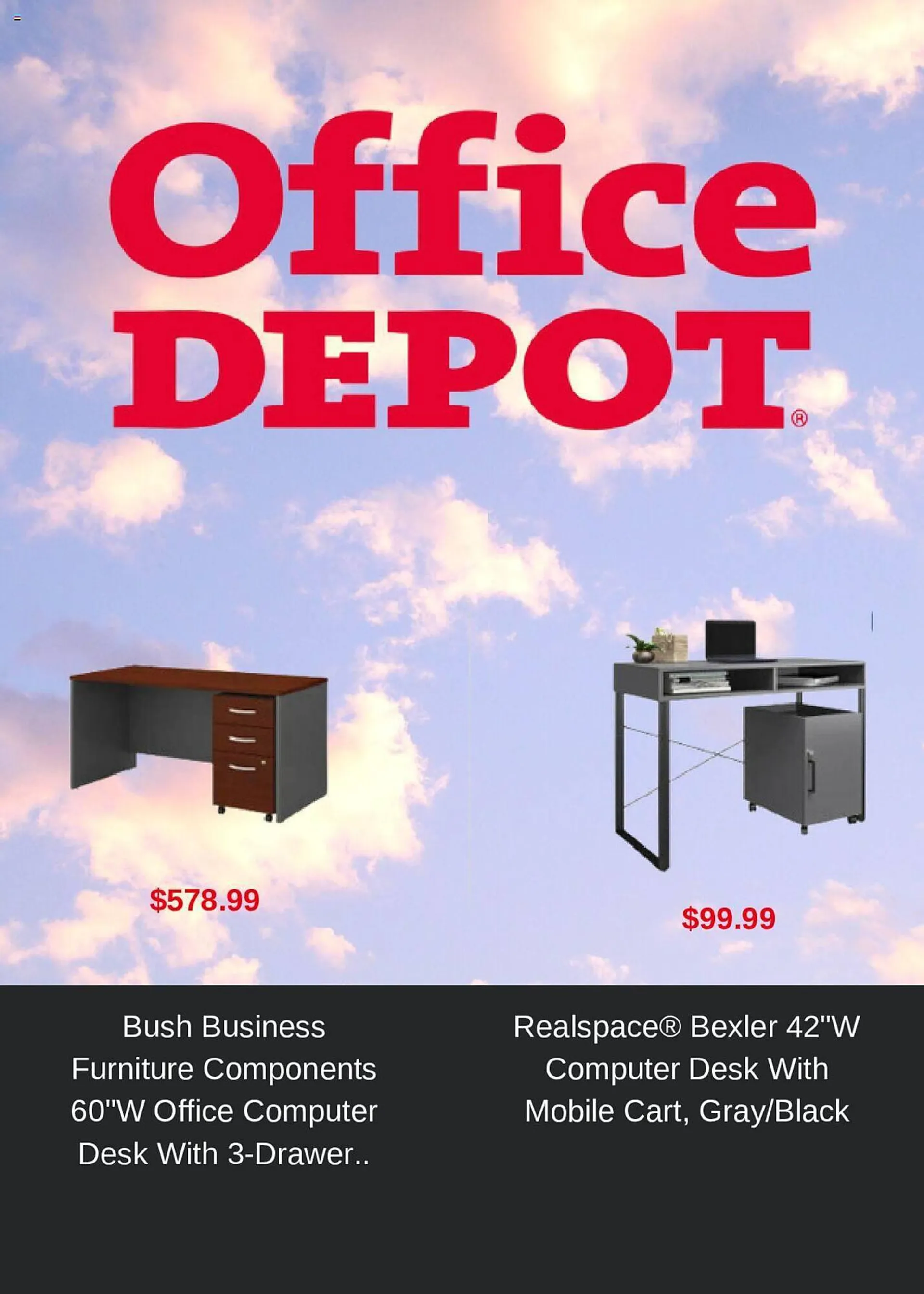 Weekly ad Office Depot Weekly Ad from February 9 to April 12 2024 - Page 1