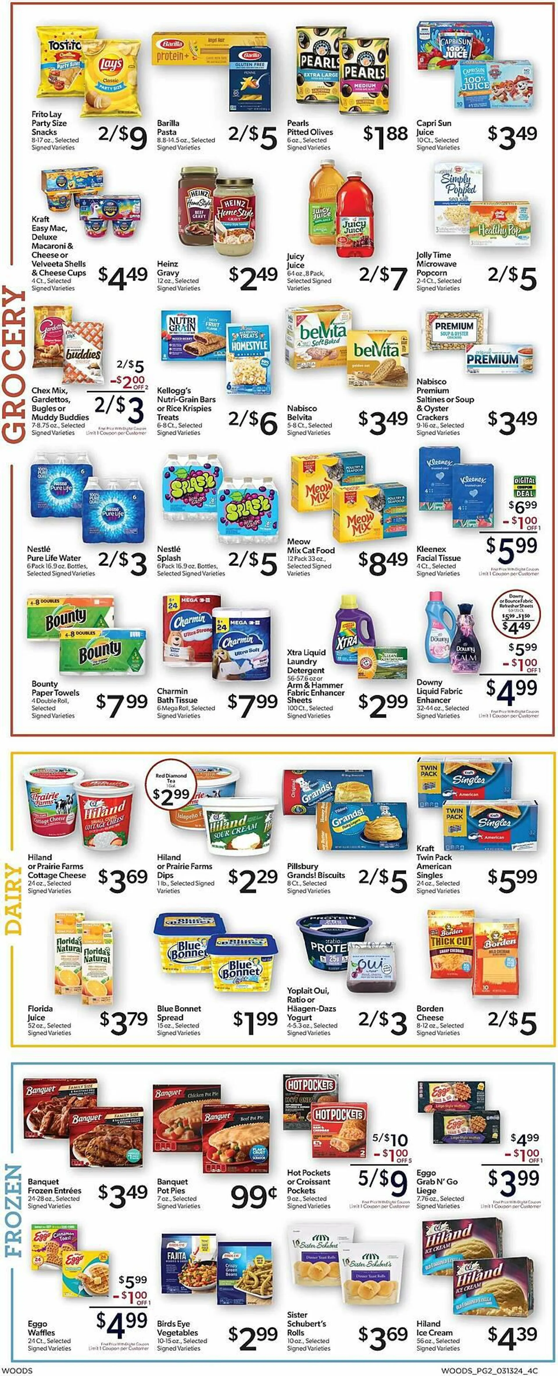 Weekly ad Woods Supermarket Weekly Ad from March 13 to March 19 2024 - Page 2