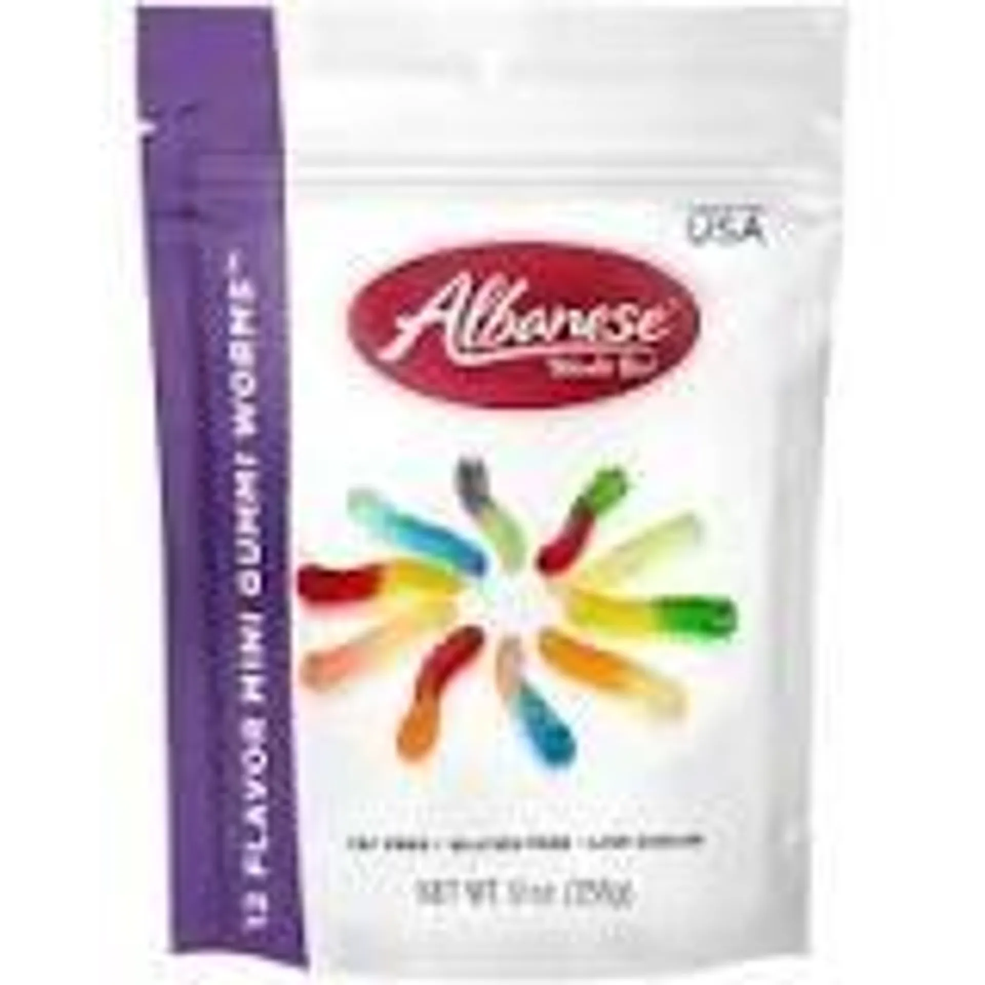 Albanese - 12 Flavor Gummi Worms 7.5 Oz