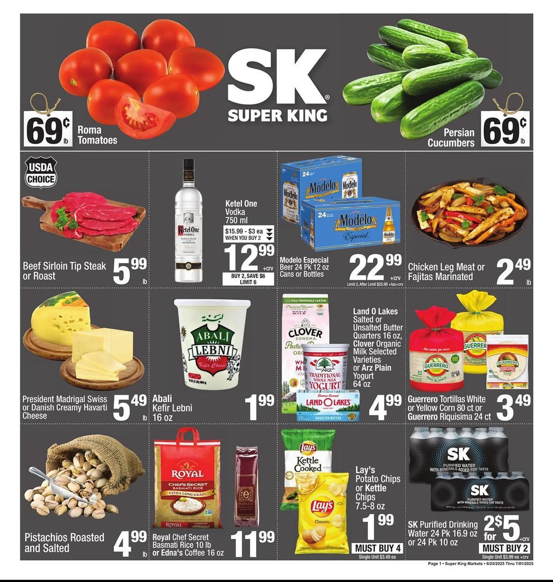 Weekly ad Super King Markets Weekly Ad from June 25 to July 1 2025 - Page 1