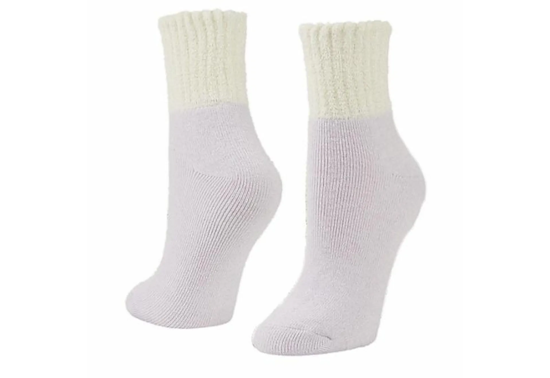 Fireside Womens Fusion Pop Slipper Socks 1 Pair - Lilac