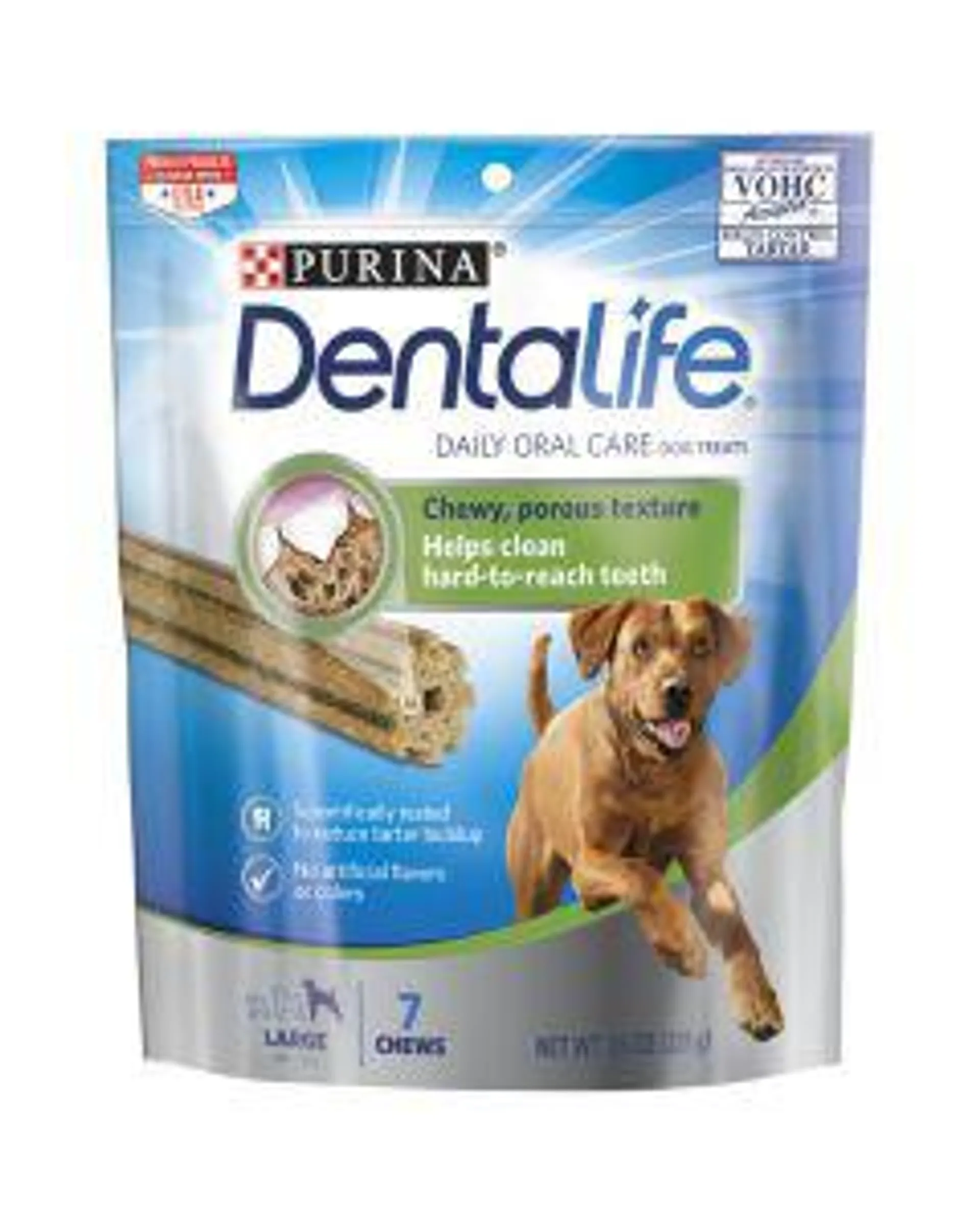 Purina Dentalife Daily Oral Care Chicken Flavor Large Breed Dog Dental Chews
