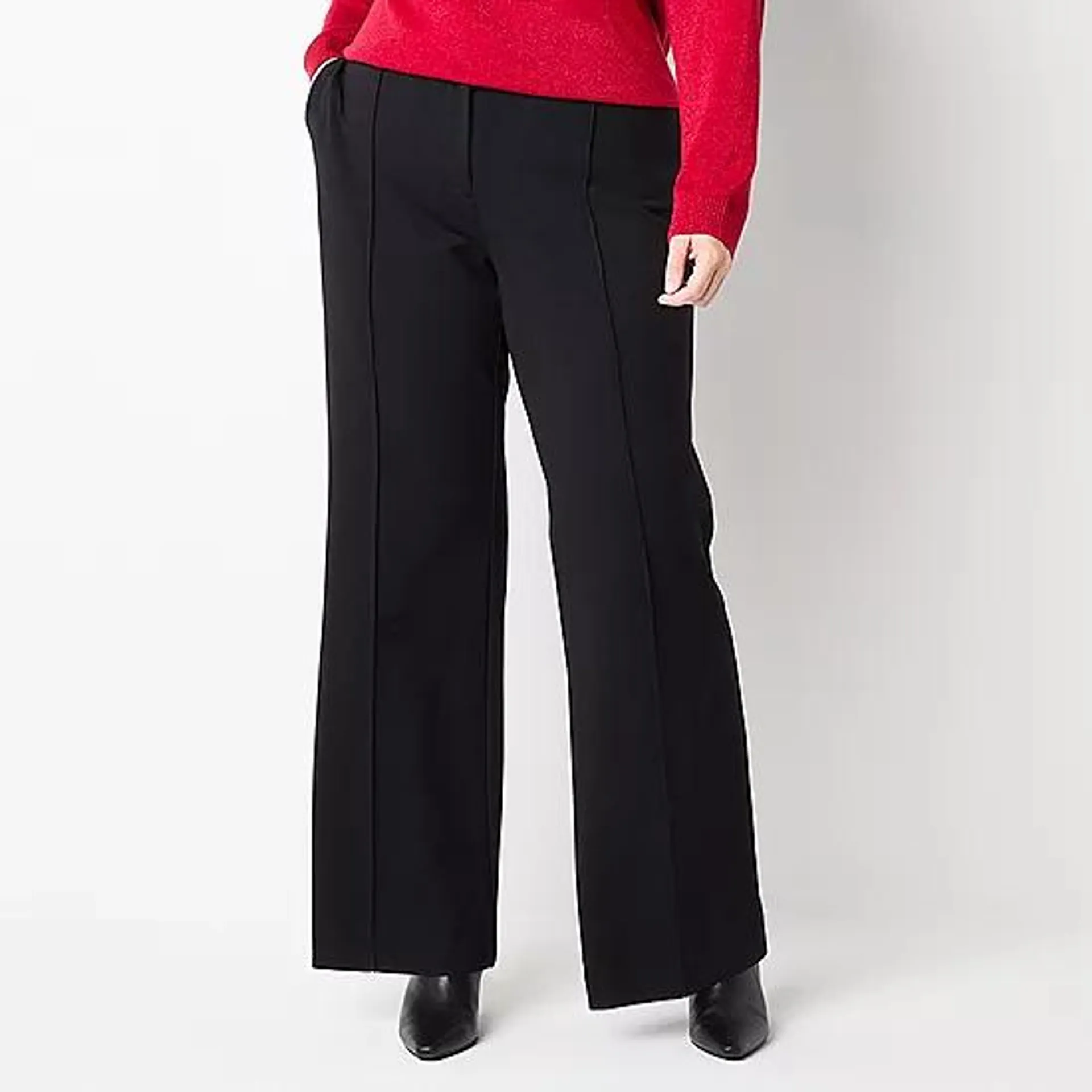 new! Liz Claiborne-Plus Classic Fit Flare Trouser