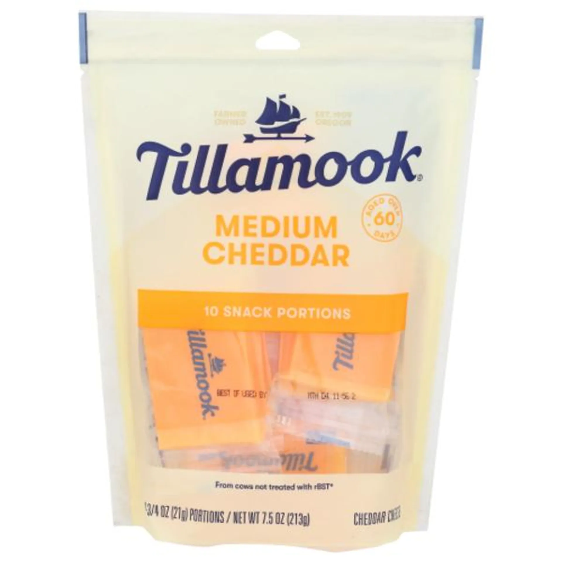 Tillamook Medium Cheddar Snack Portions