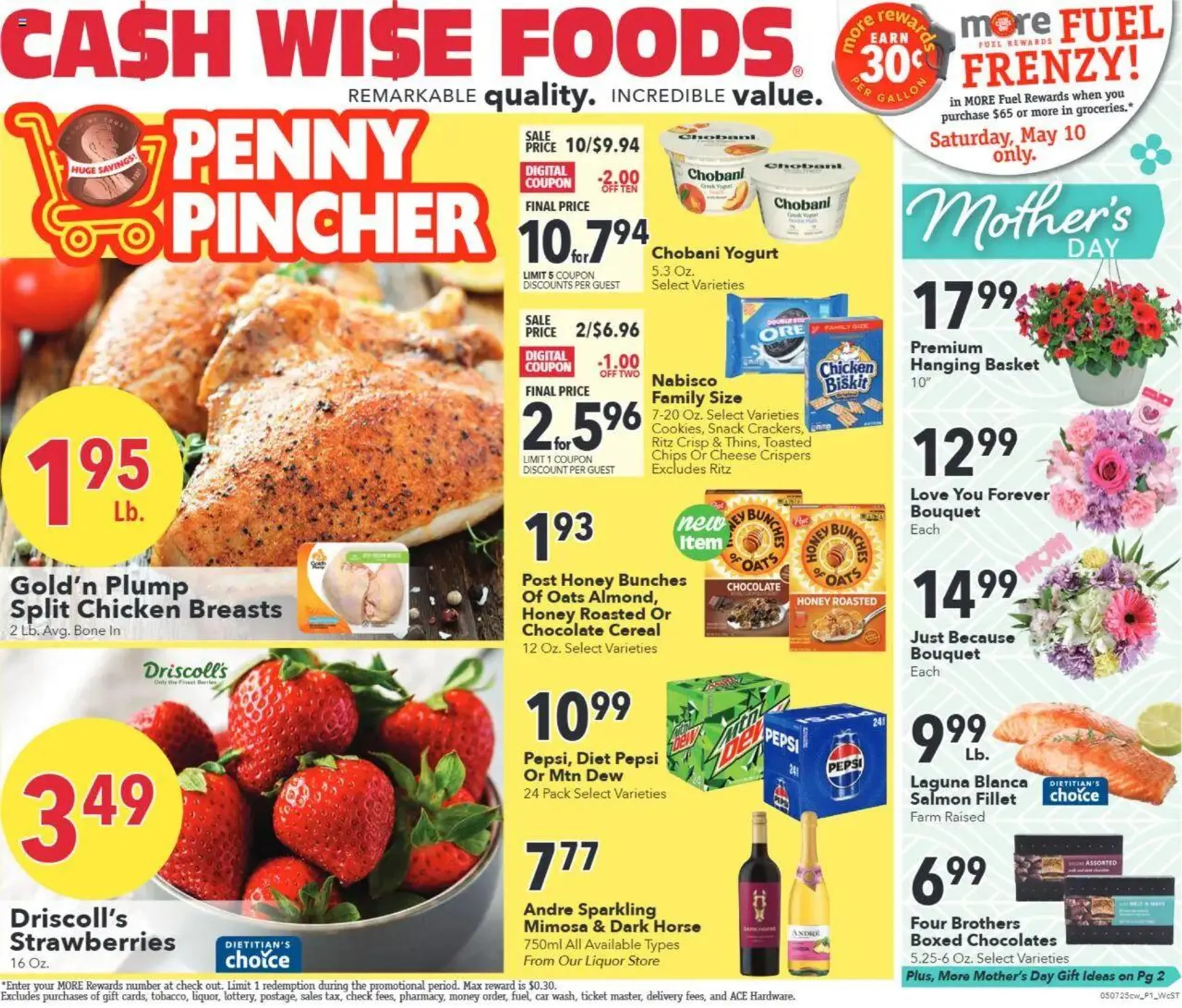 Weekly ad Cash Wise Weekly Ad from May 7 to May 13 2025 - Page 1
