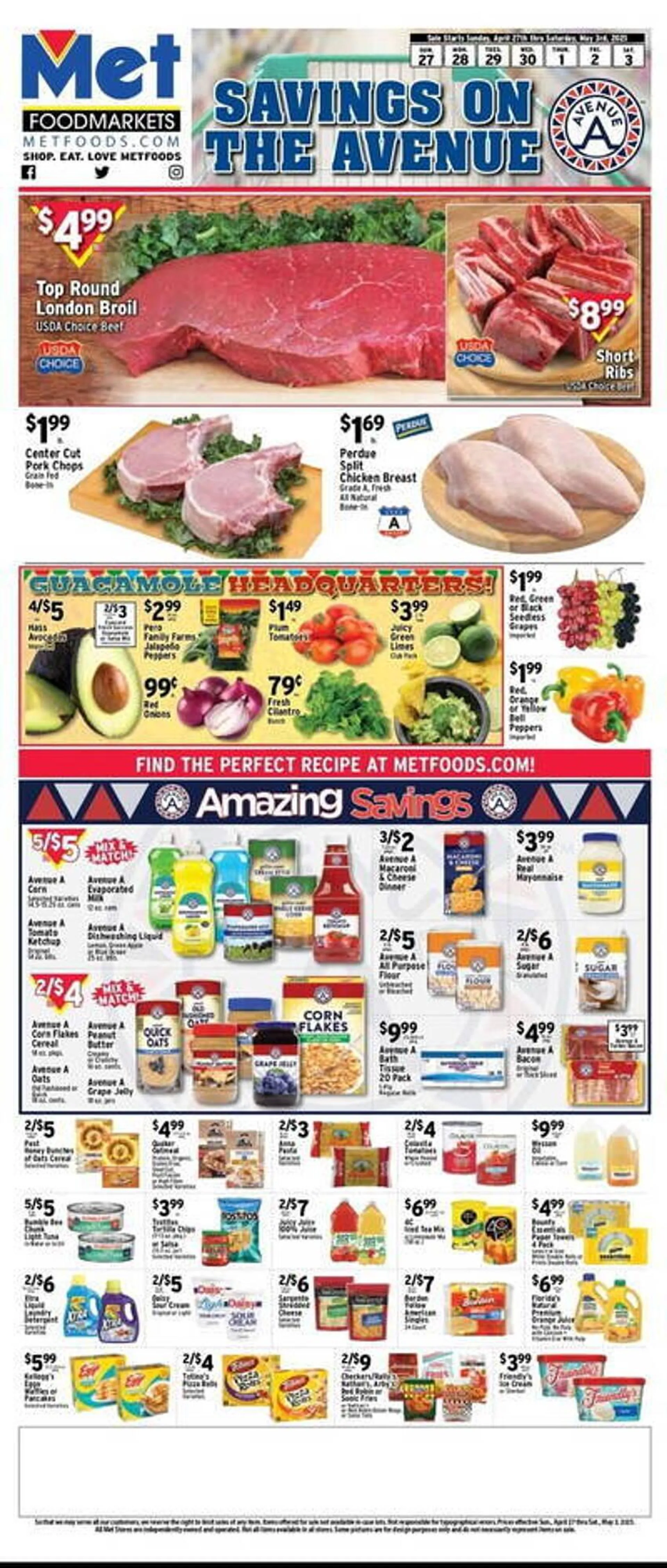 Met Foodmarkets Weekly Ad - 1