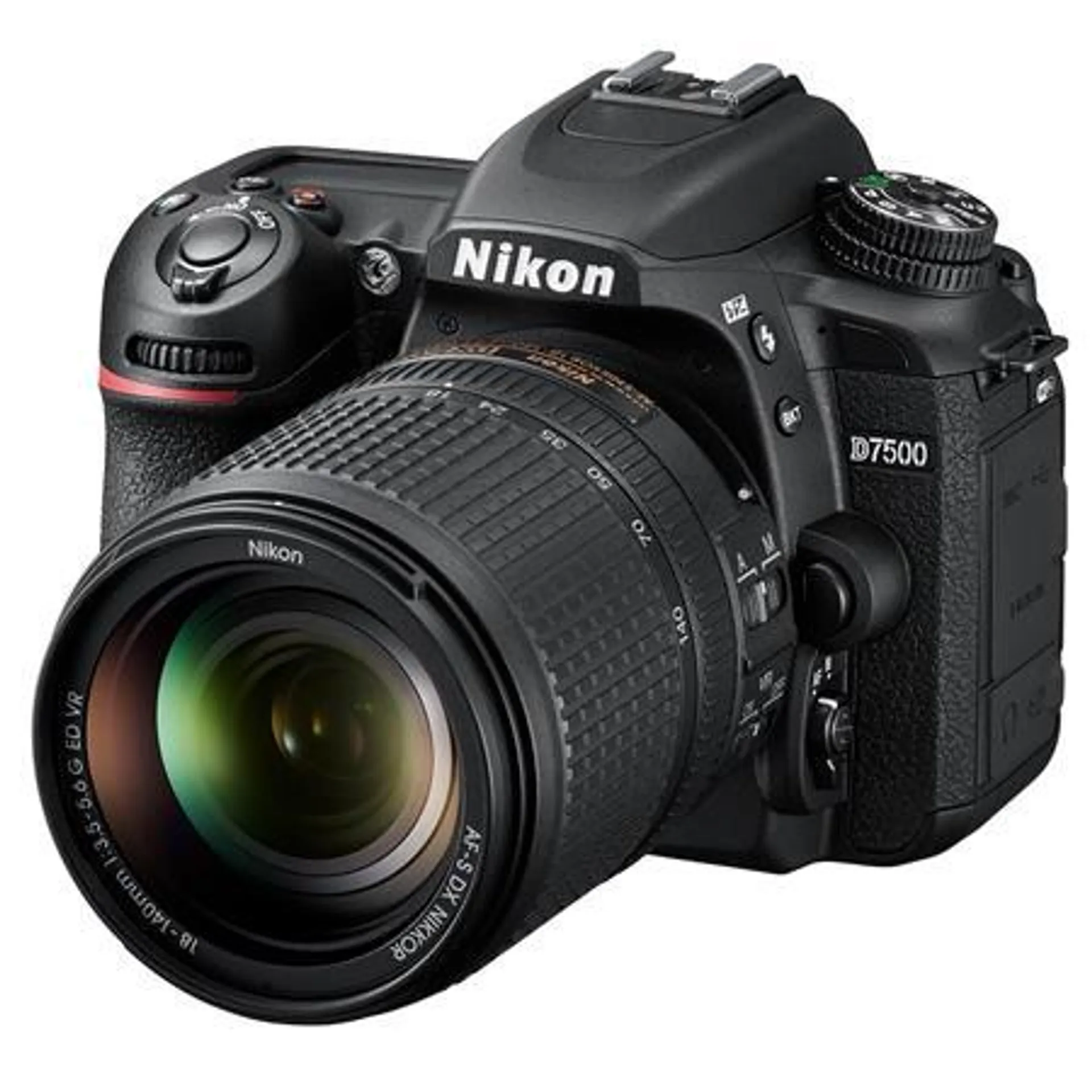 Nikon D7500 DSLR with AF-S DX NIKKOR 18-140mm f/3.5-5.6G ED VR Lens