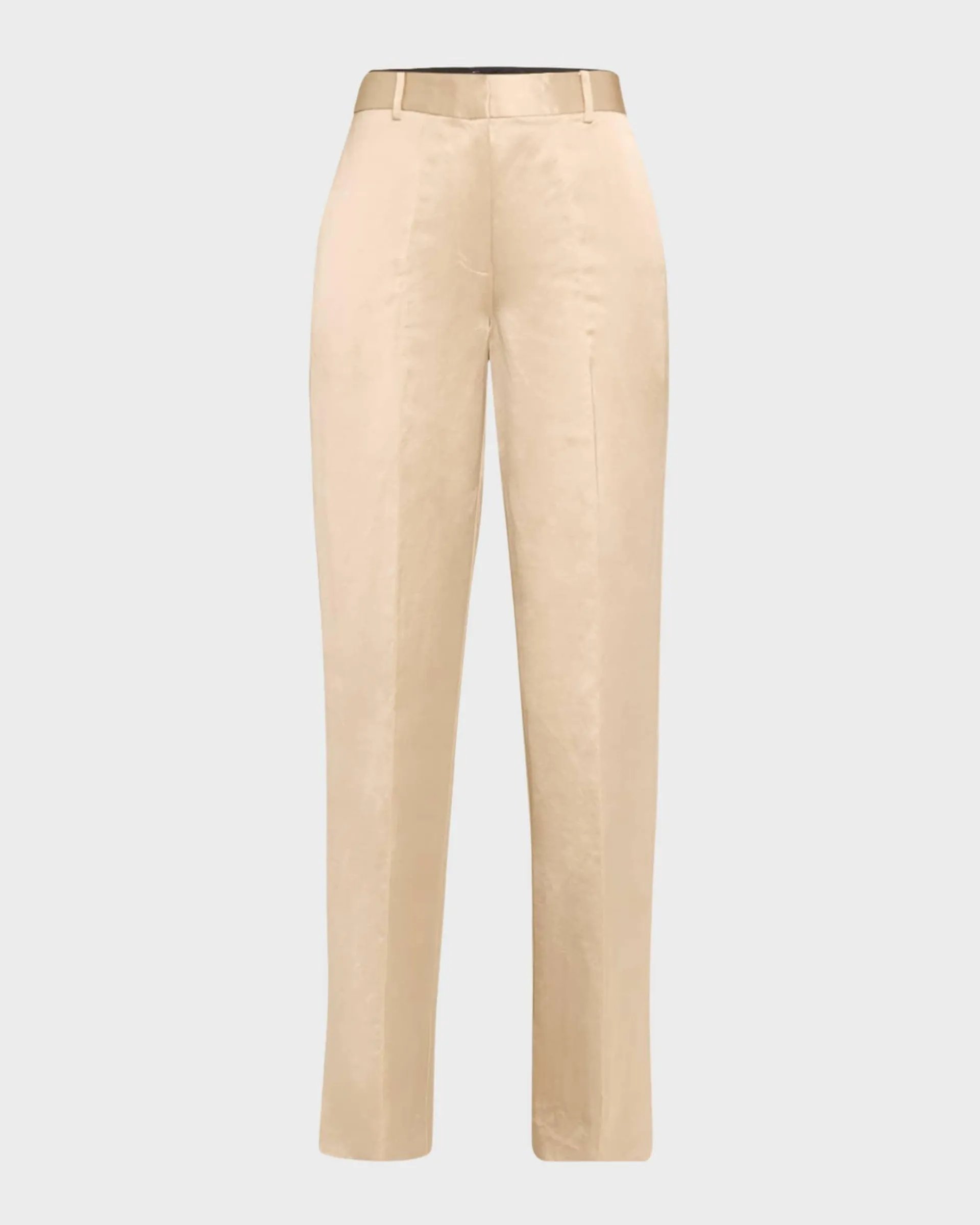 Mack Straight-Leg Satin Pants