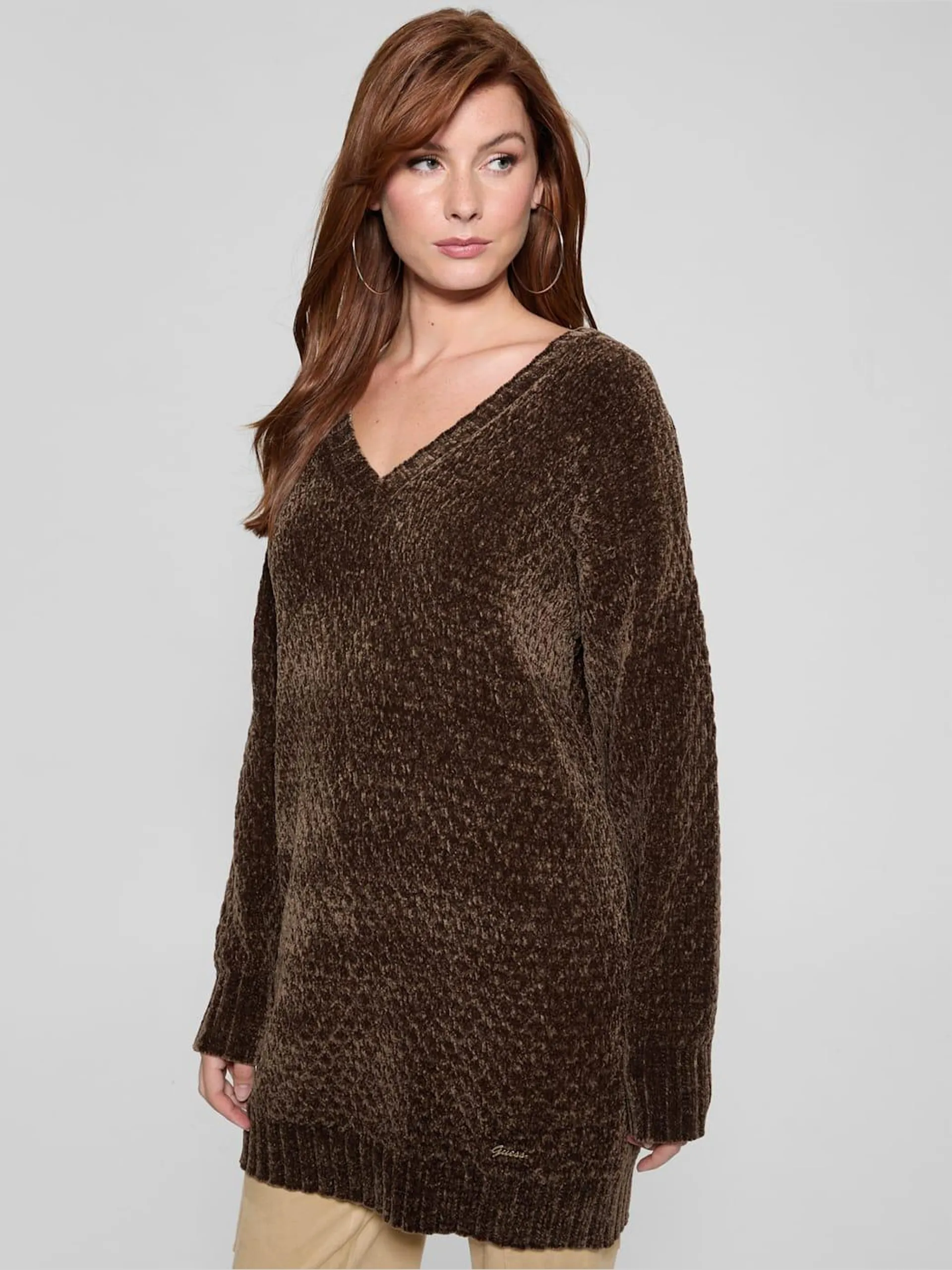 Eco Talia Longline Chenille Sweater