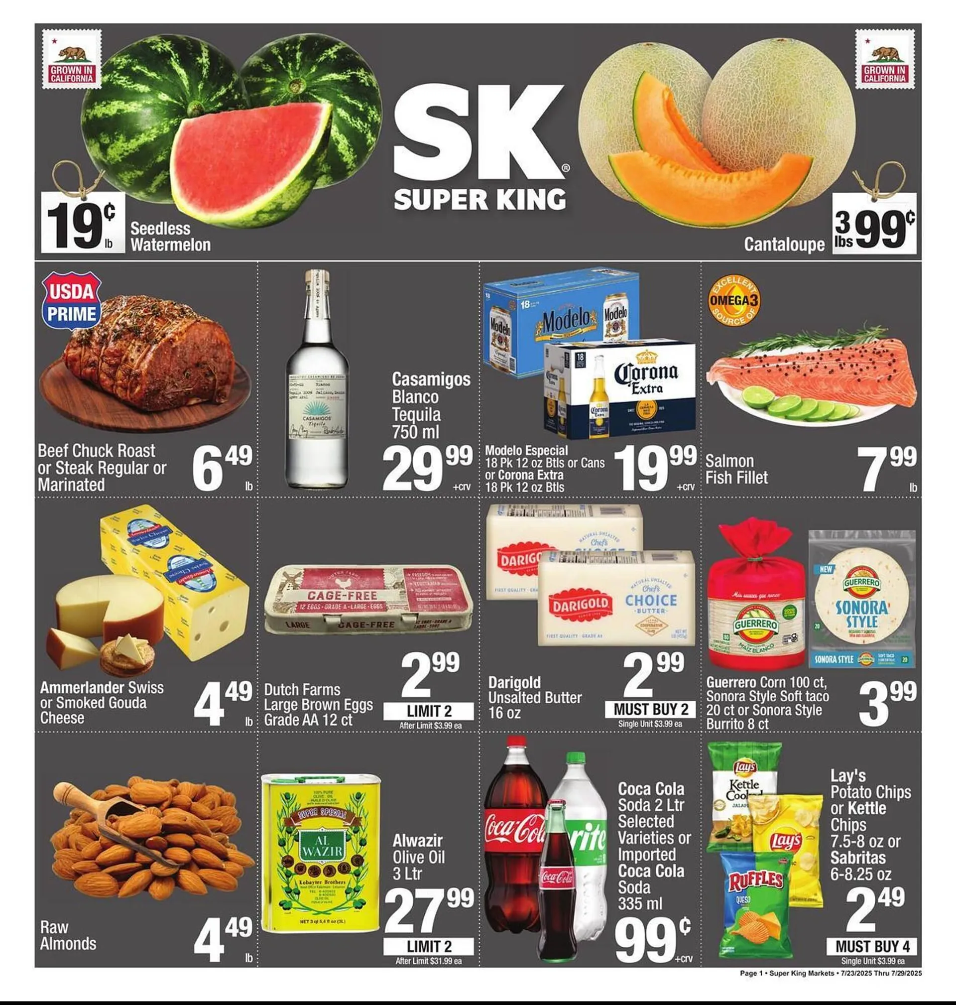 Weekly ad Super King Markets Weekly Ad from July 23 to July 29 2025 - Page 1