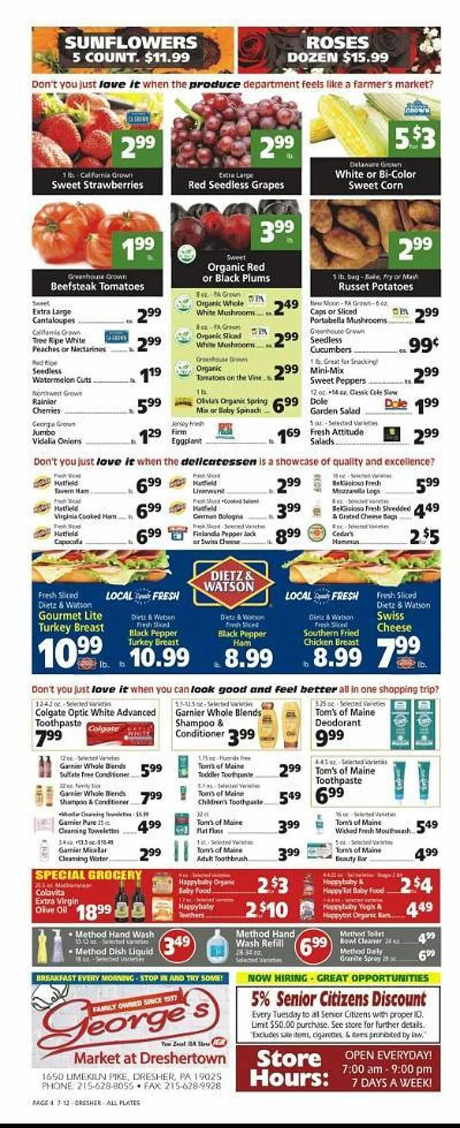 Weekly ad George's Market Weekly Ad from July 12 to July 18 2024 - Page 4