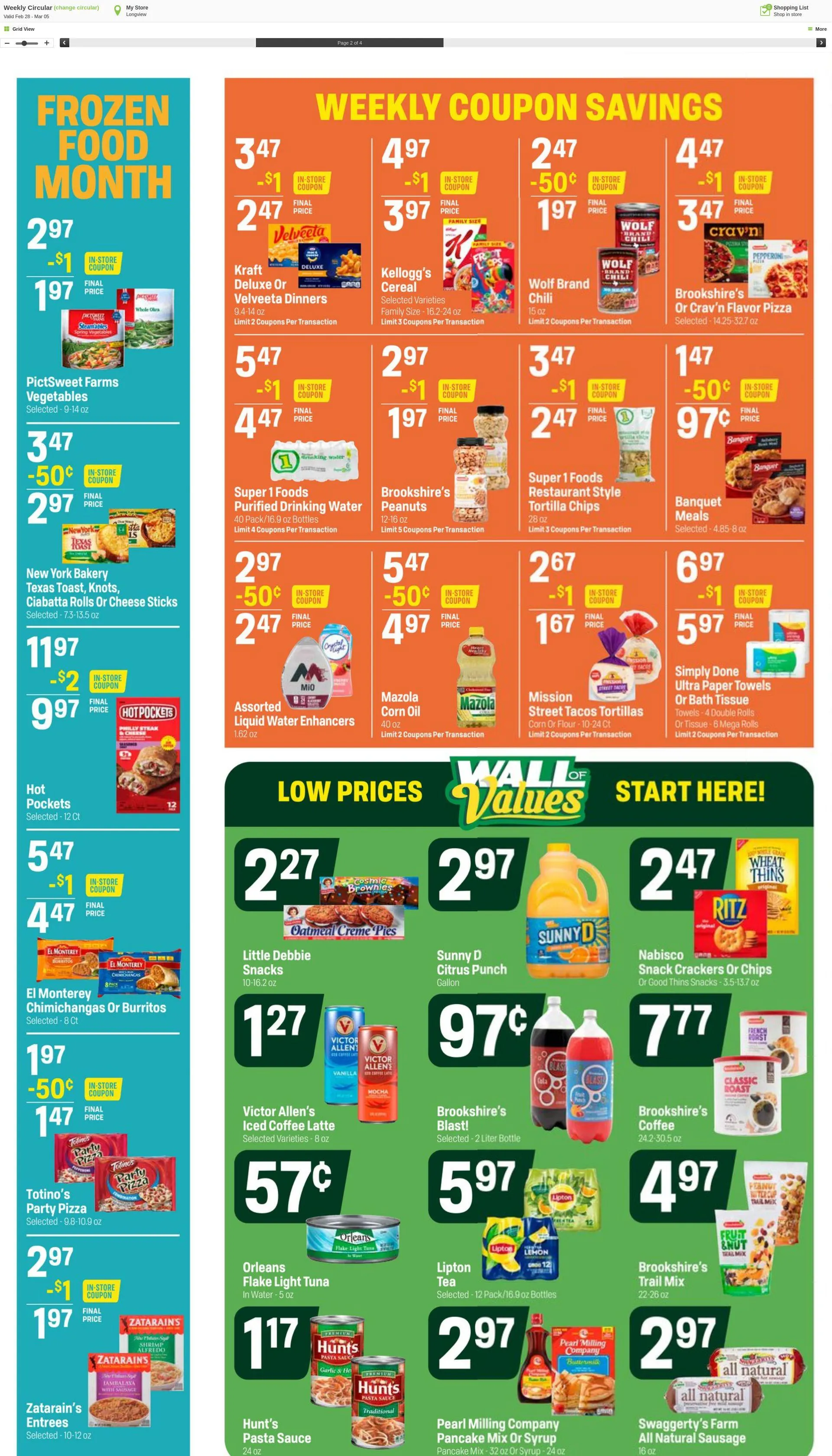 Weekly ad Super1Foods from February 28 to March 5 2024 - Page 2